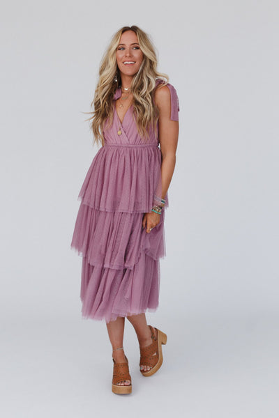 Halter Illusion Long Boho Tulle Dresses Vintage Mauve Plus Size