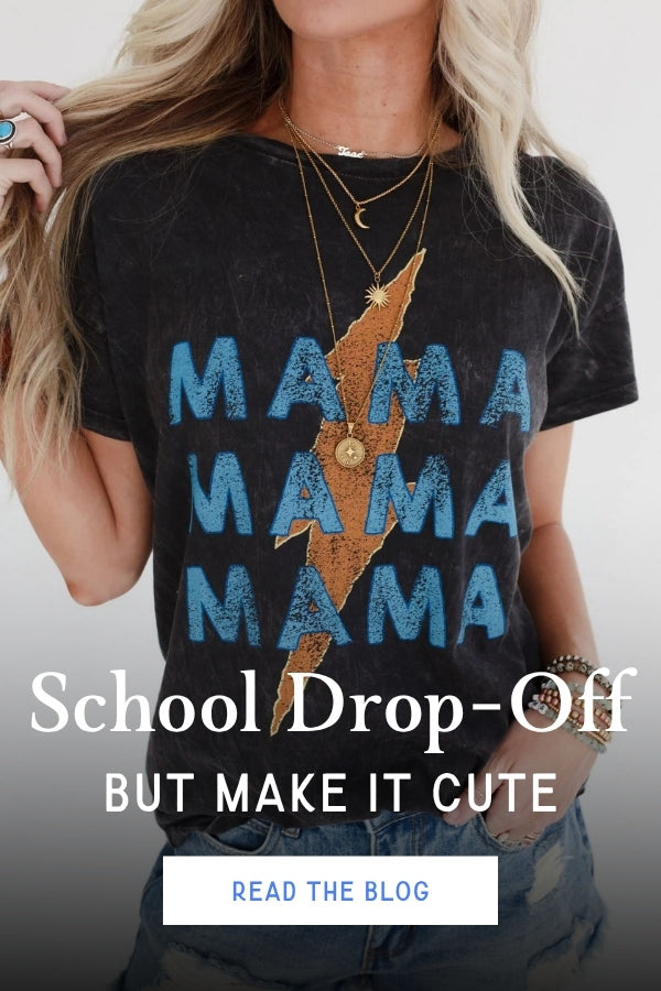 4 Cute School Drop-Off Outfits