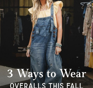 3 Ways to Wear Overalls in Fall
