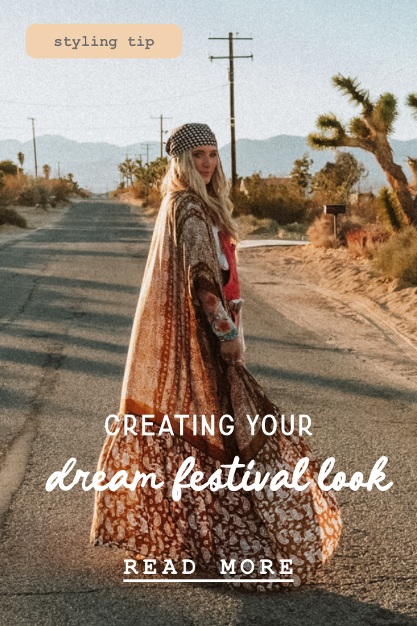 3 Tips For Creating Your Bohemian Dream Festival Look