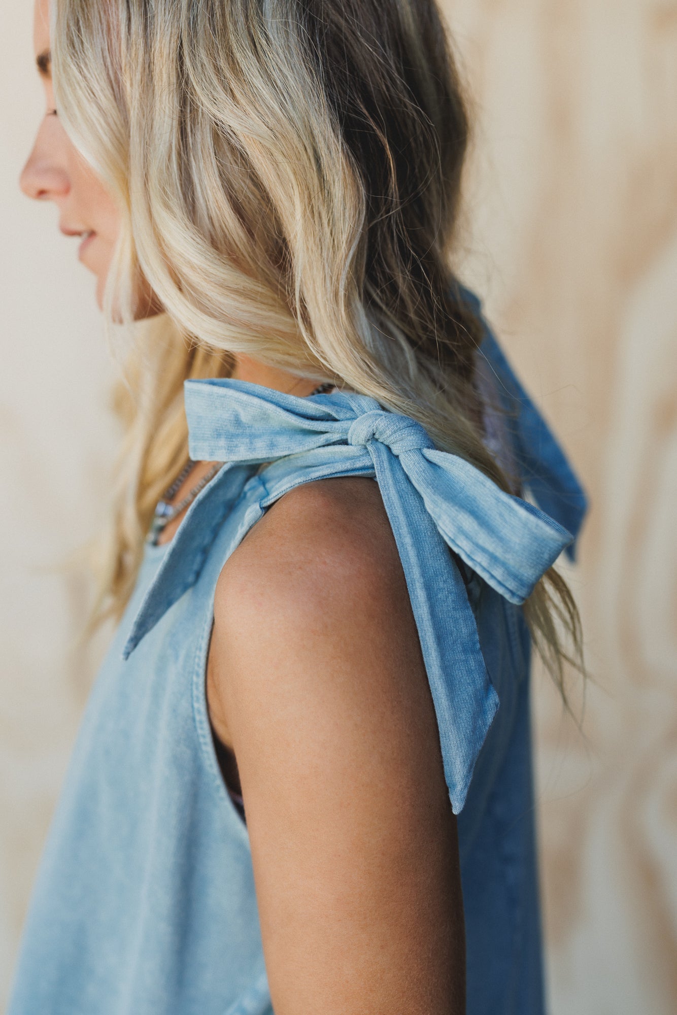 Everyday Magic Flower Patch Jumpsuit - Blue