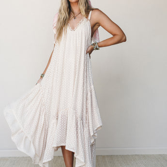 The Nest Breezy Days Maxi Dress - Taupe S / Taupe