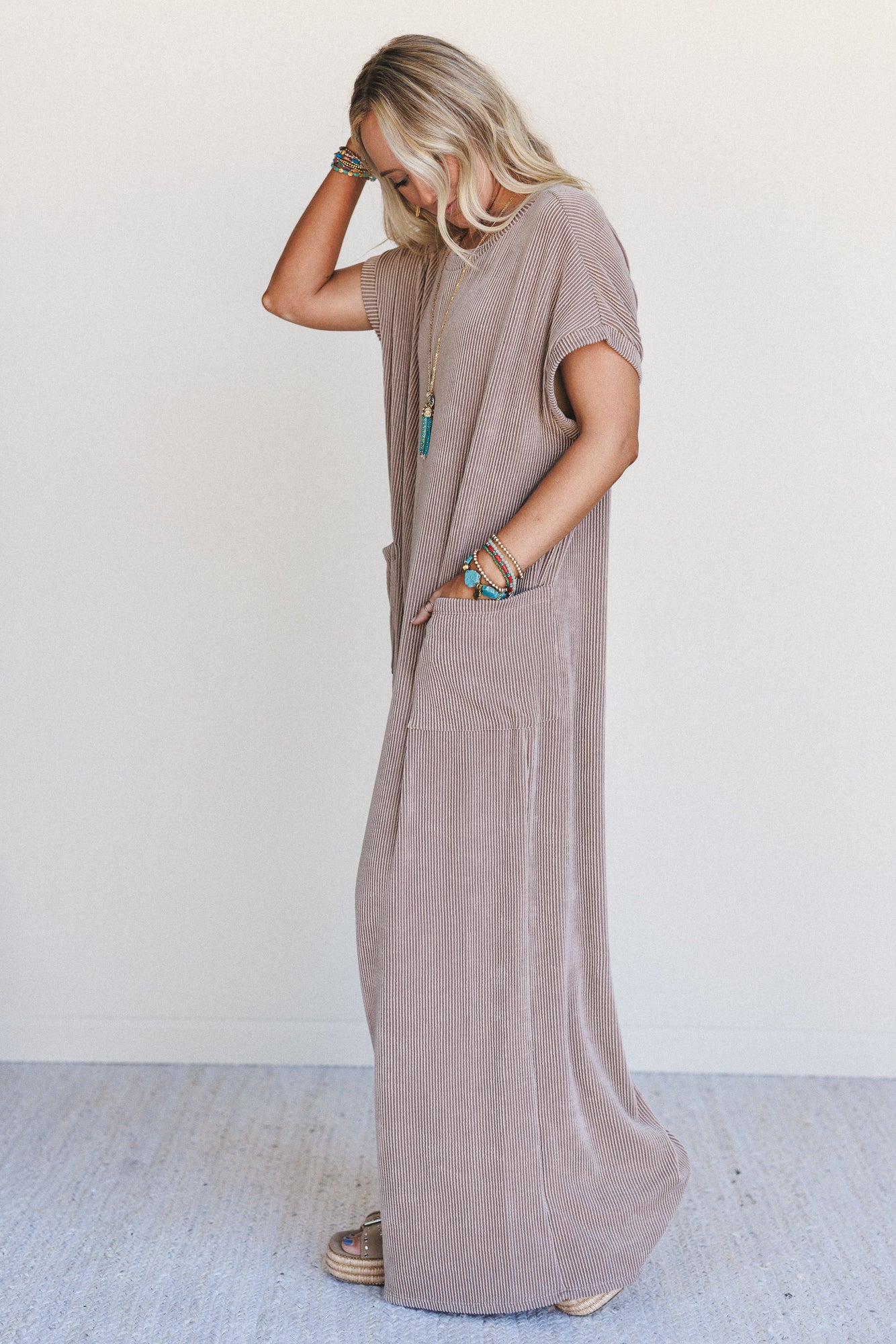 The Nest Moon Glow Jumpsuit - Acorn