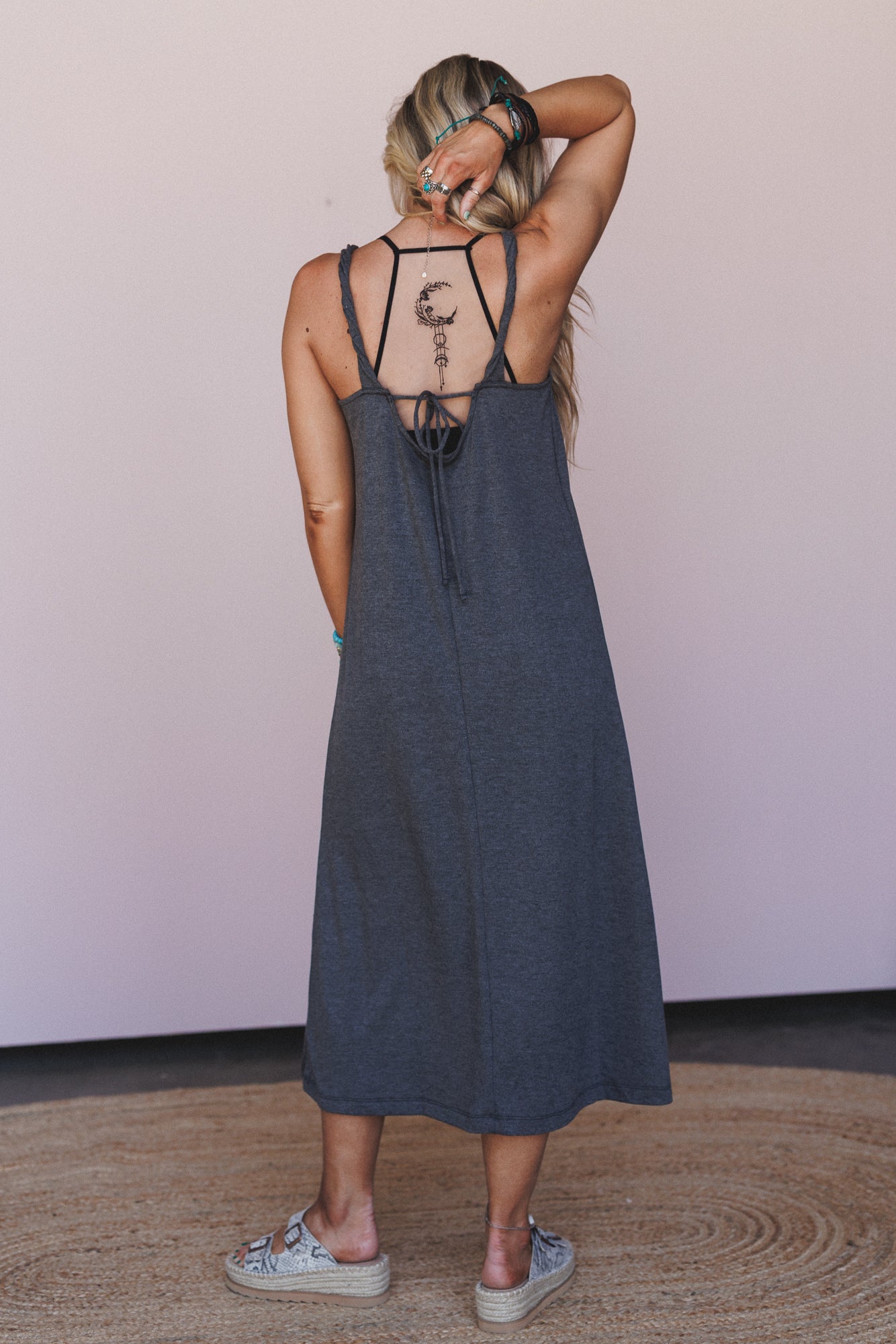 Bound By Moonlight Maxi Dress - Black