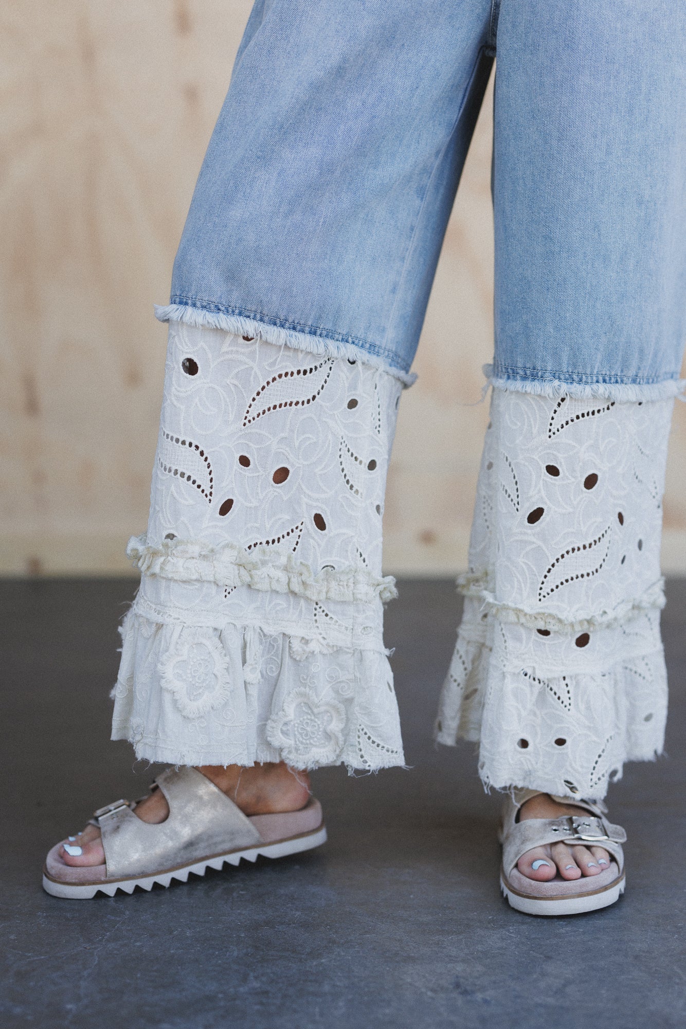 Hometown Love Overalls - Denim