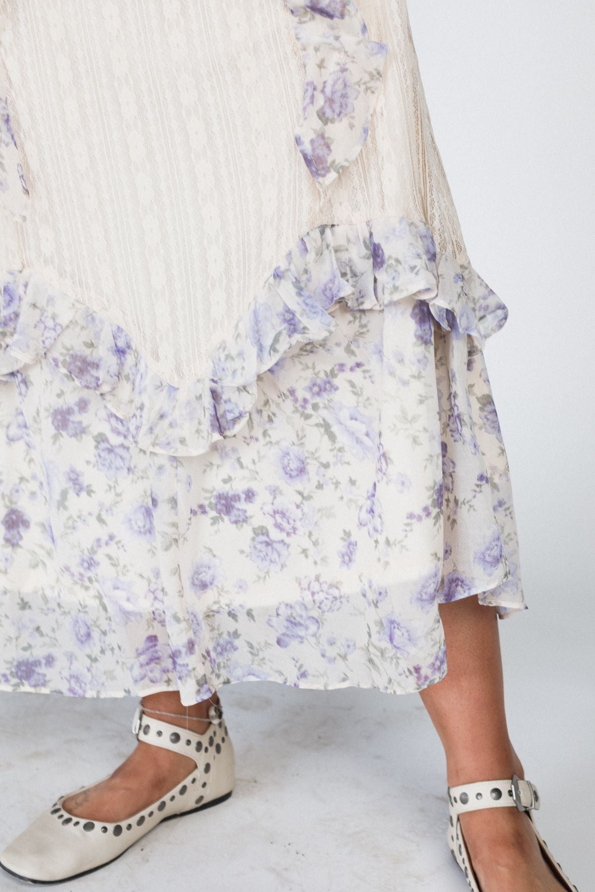 Violet Daze Lace Maxi Skirt - Violet