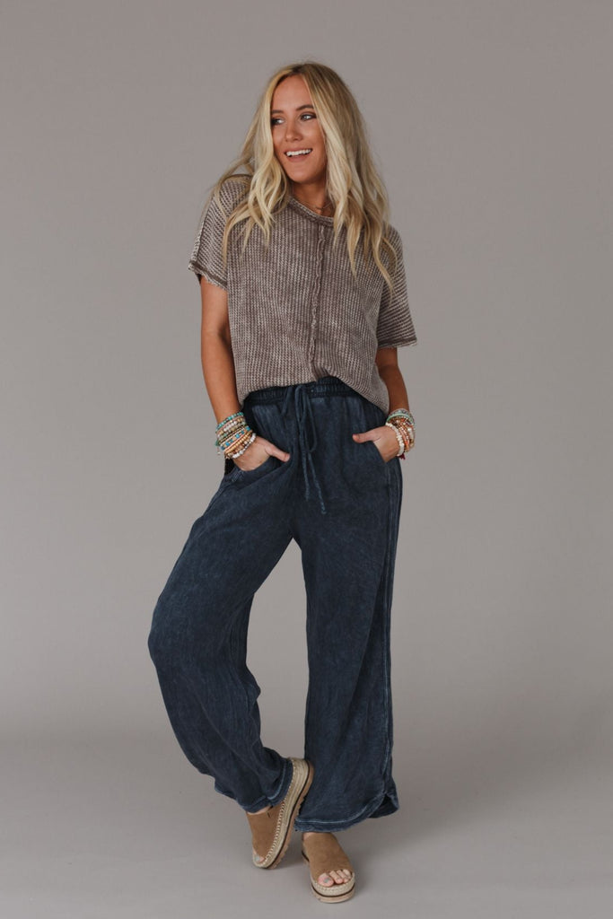 Daily Comfy Wide Leg Pants