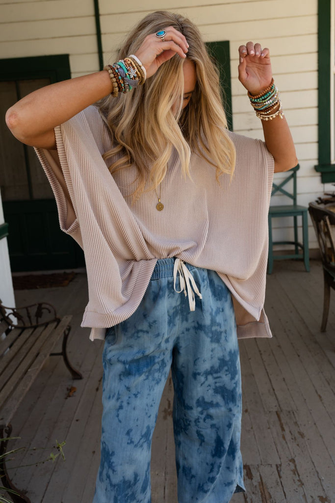 MILK & MOONLIGHT WOVEN TOP main image 0
