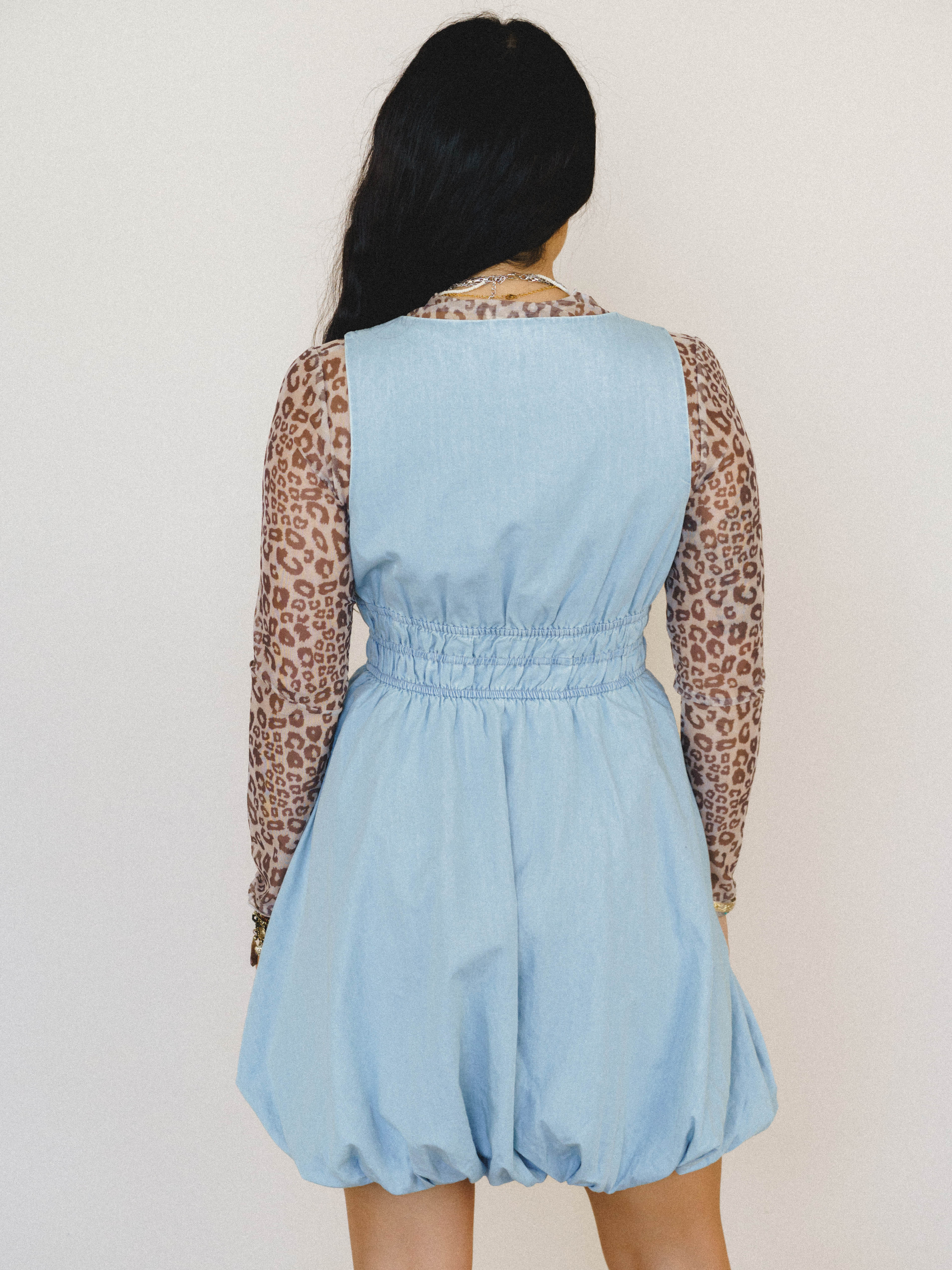 Daylight in Denim Bubble Dress - Women's Size M, Light Wash - Three Bird Nest Daylight in Denim Bubble Dress - Women's Size M, Light Wash - Three Bird Nest