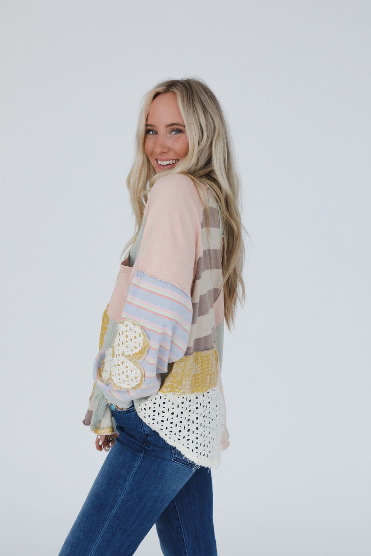 Daisy Darling Patchwork Top — Three Bird Nest