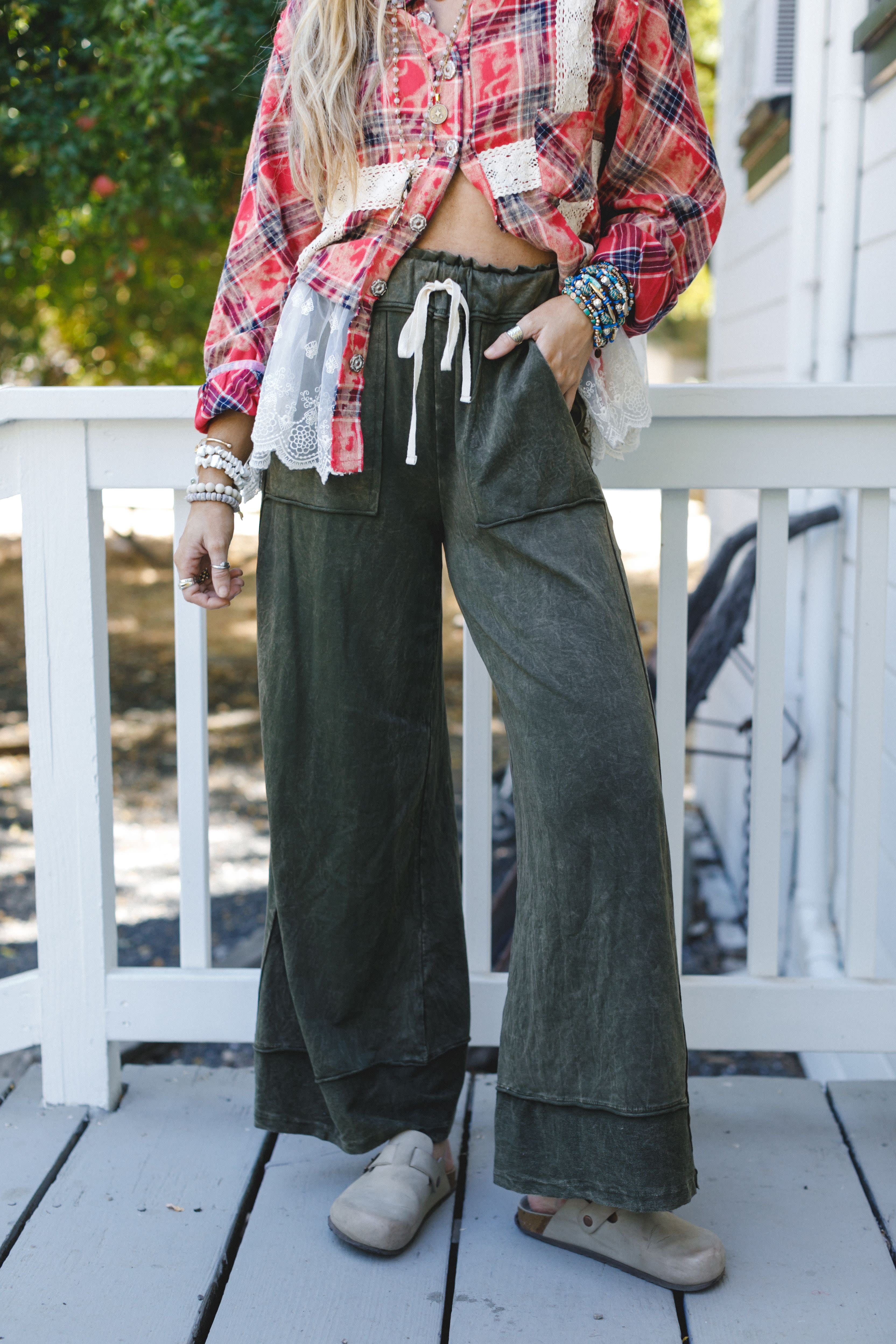 The Nest Heaven Sent Wide Leg Pant — Three Bird Nest