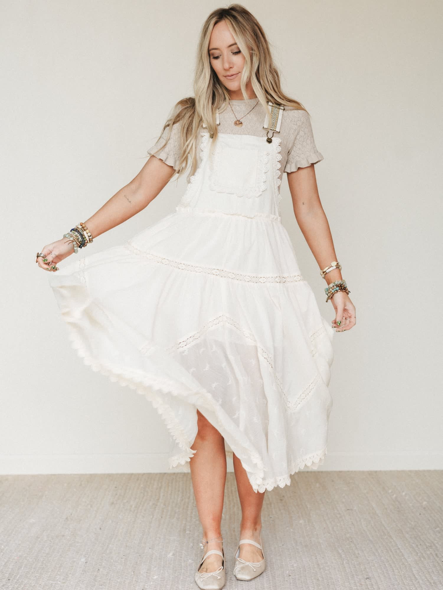 Garden Stroll Overall Dress Three Bird Nest Garden Stroll Overall Dress Three Bird Nest