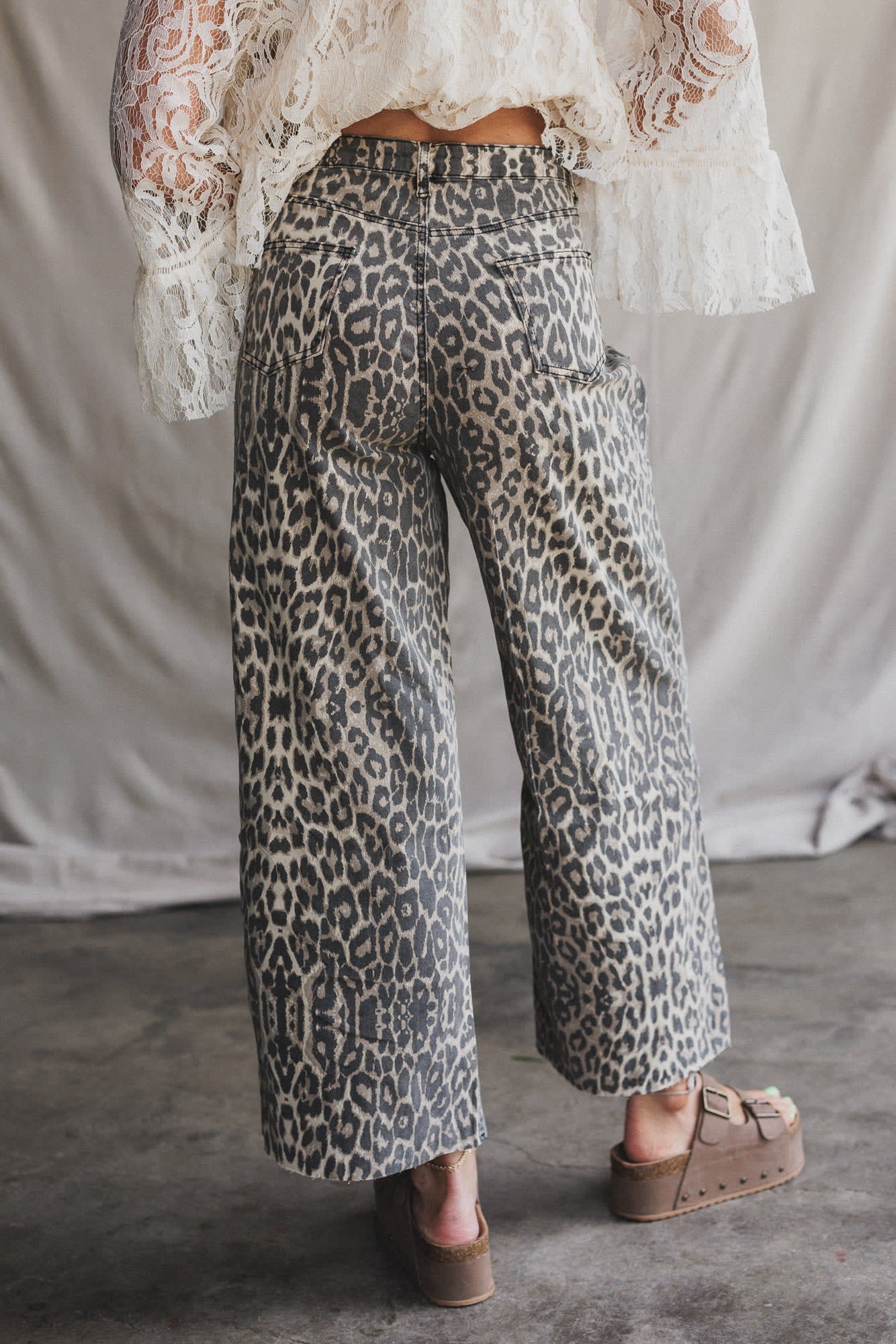 Roaming Leopard Print Pants — Three Bird Nest