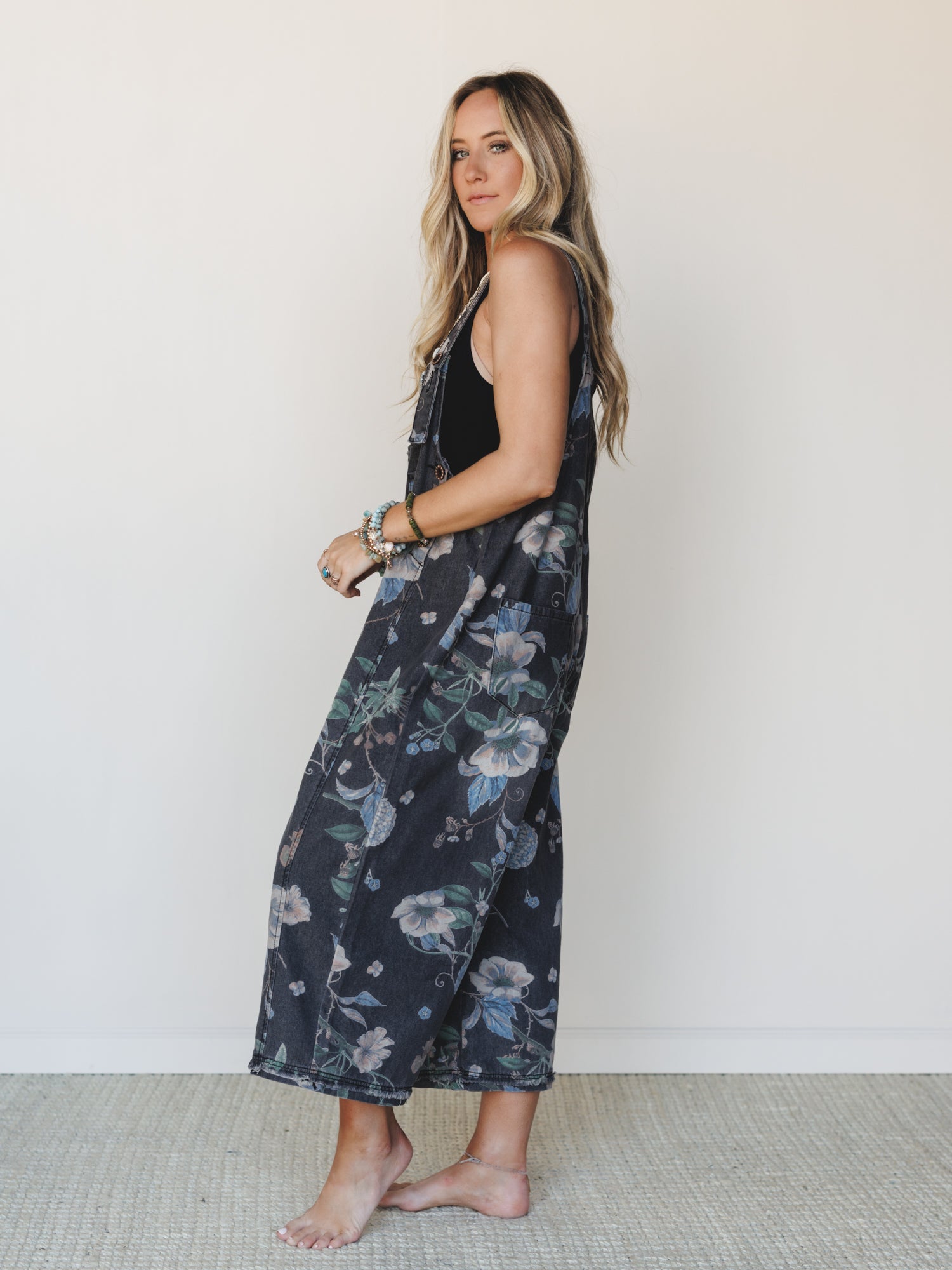black denim dress overalls Black Denim Overall Dress