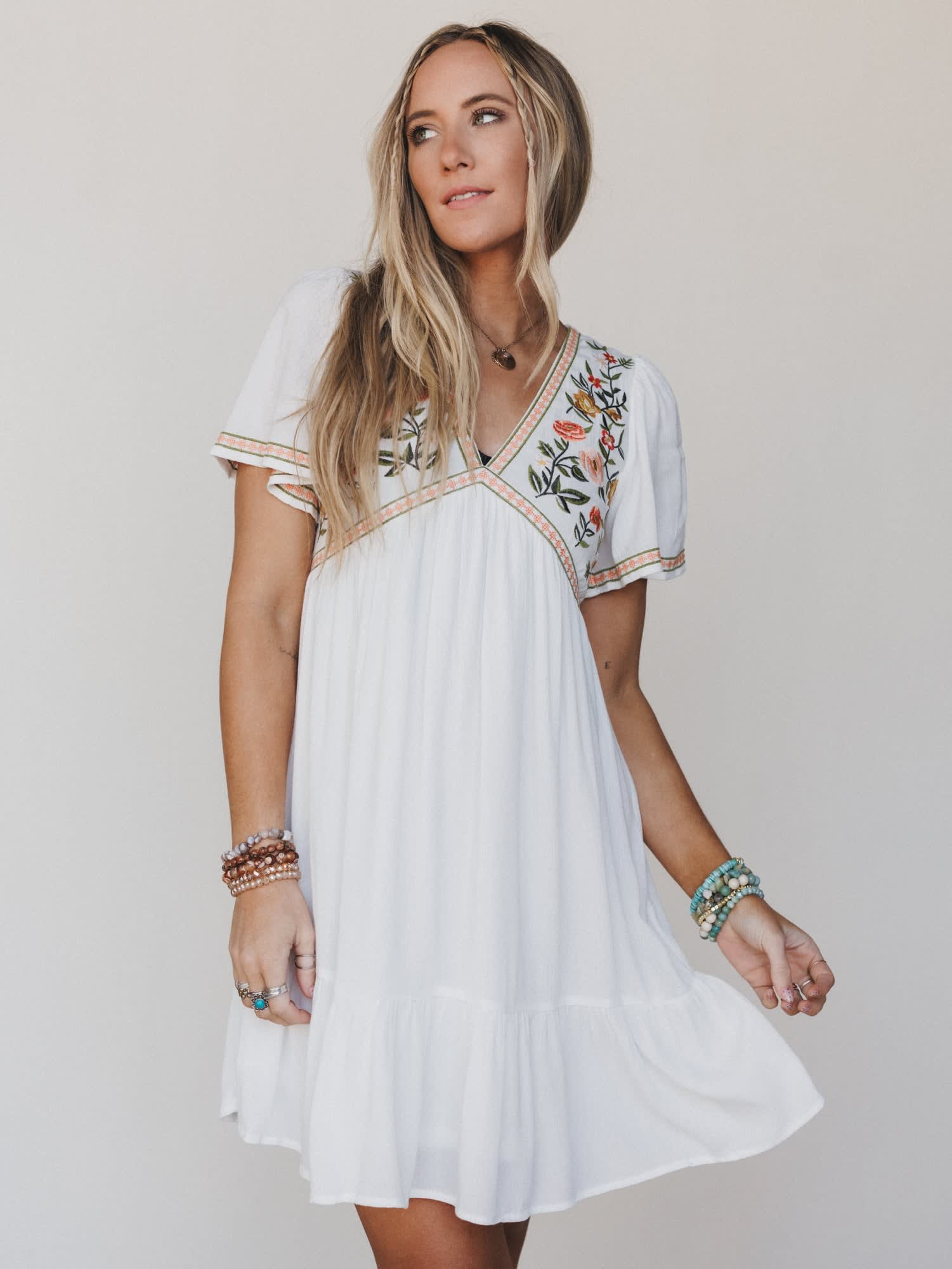 Magdaline Mini Dress — Three Bird Nest