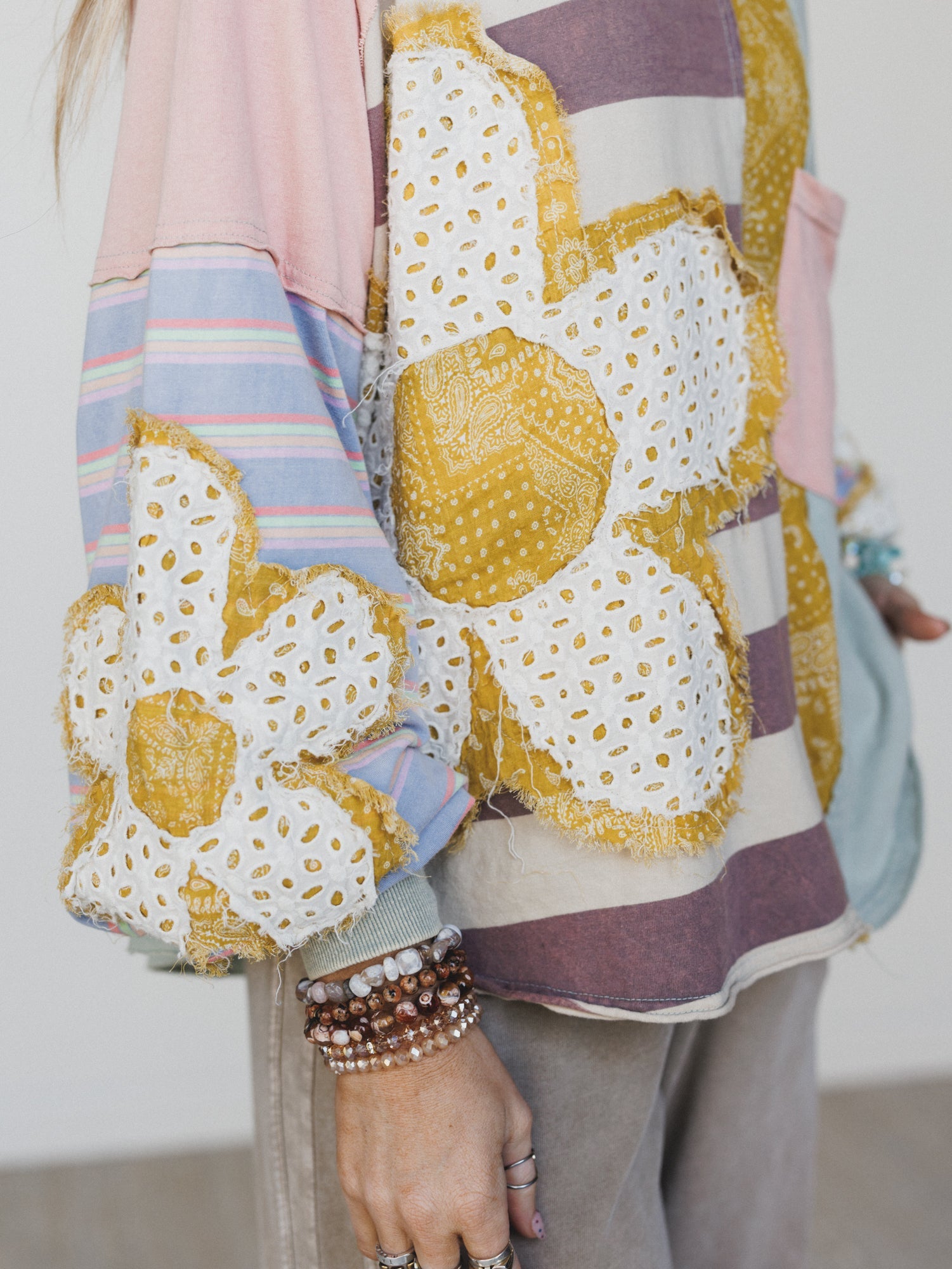 Daisy Darling Patchwork Top - Pink Lavender – Oli & Hali