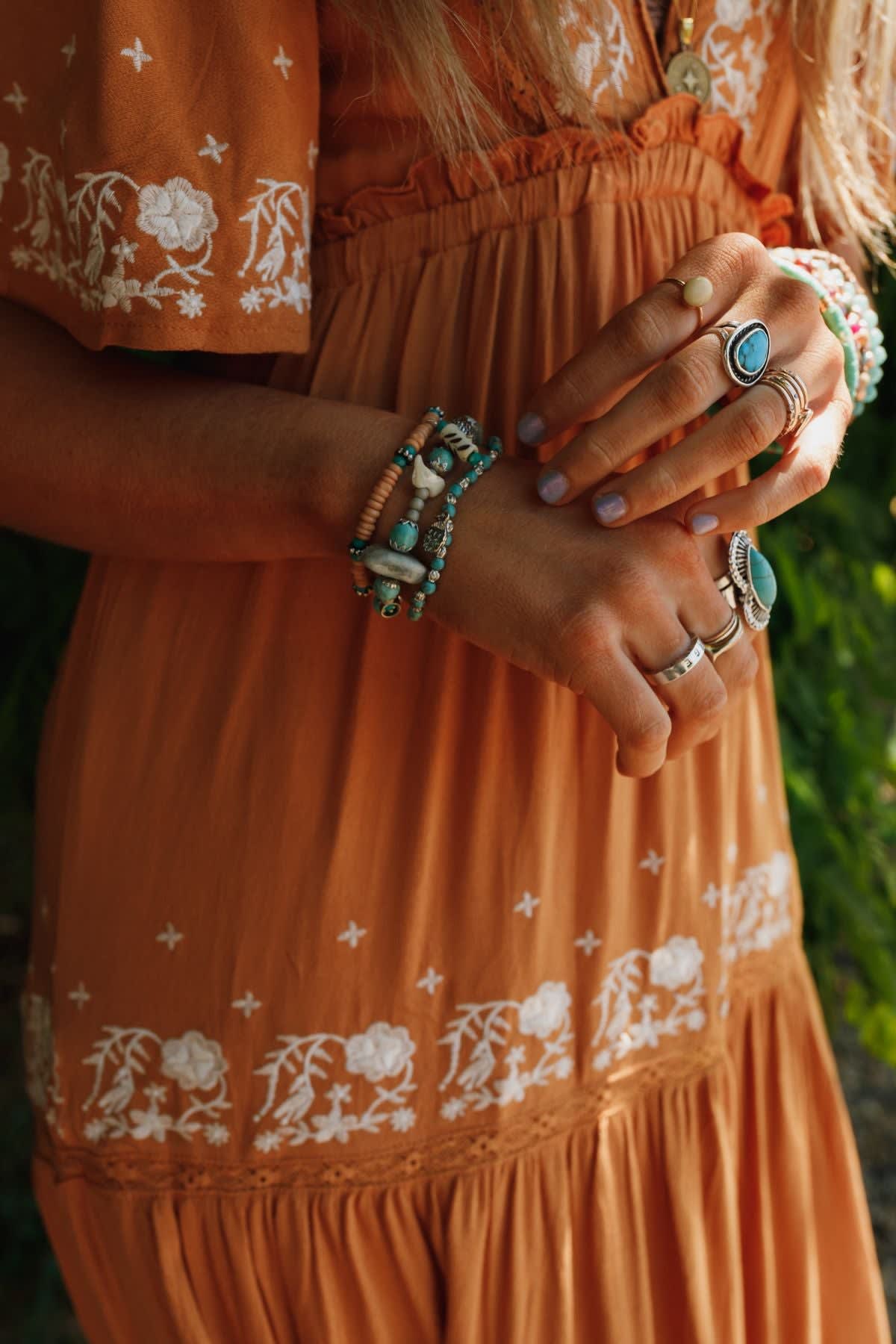 San Antonio Bracelet Set - Turquoise Leto Accessories San Antonio Bracelet Set - Turquoise Leto Accessories