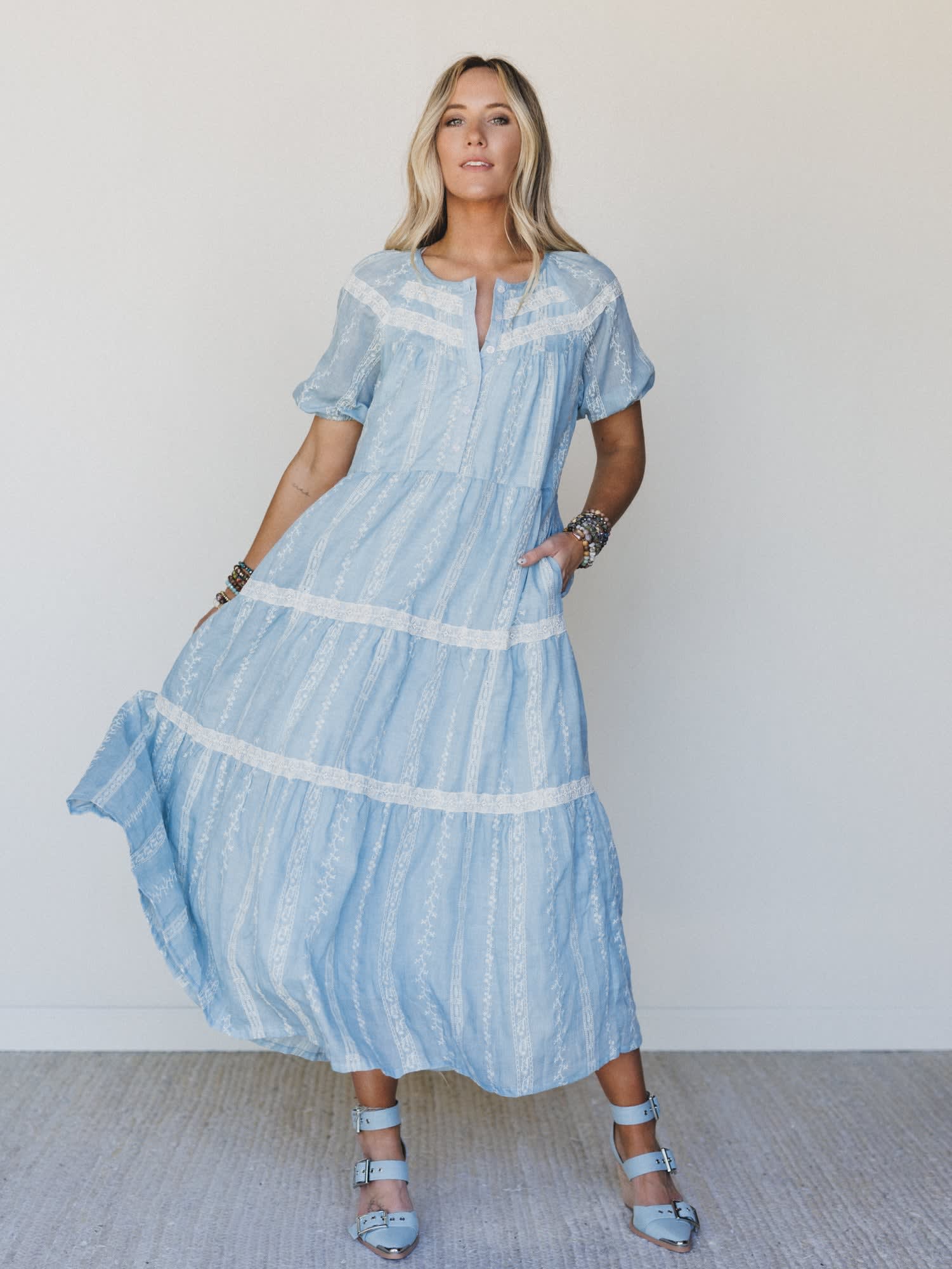 dance maxi dress One Last Dance Blue Cowl Neck Long Sleeve Maxi Dress, Blue XL