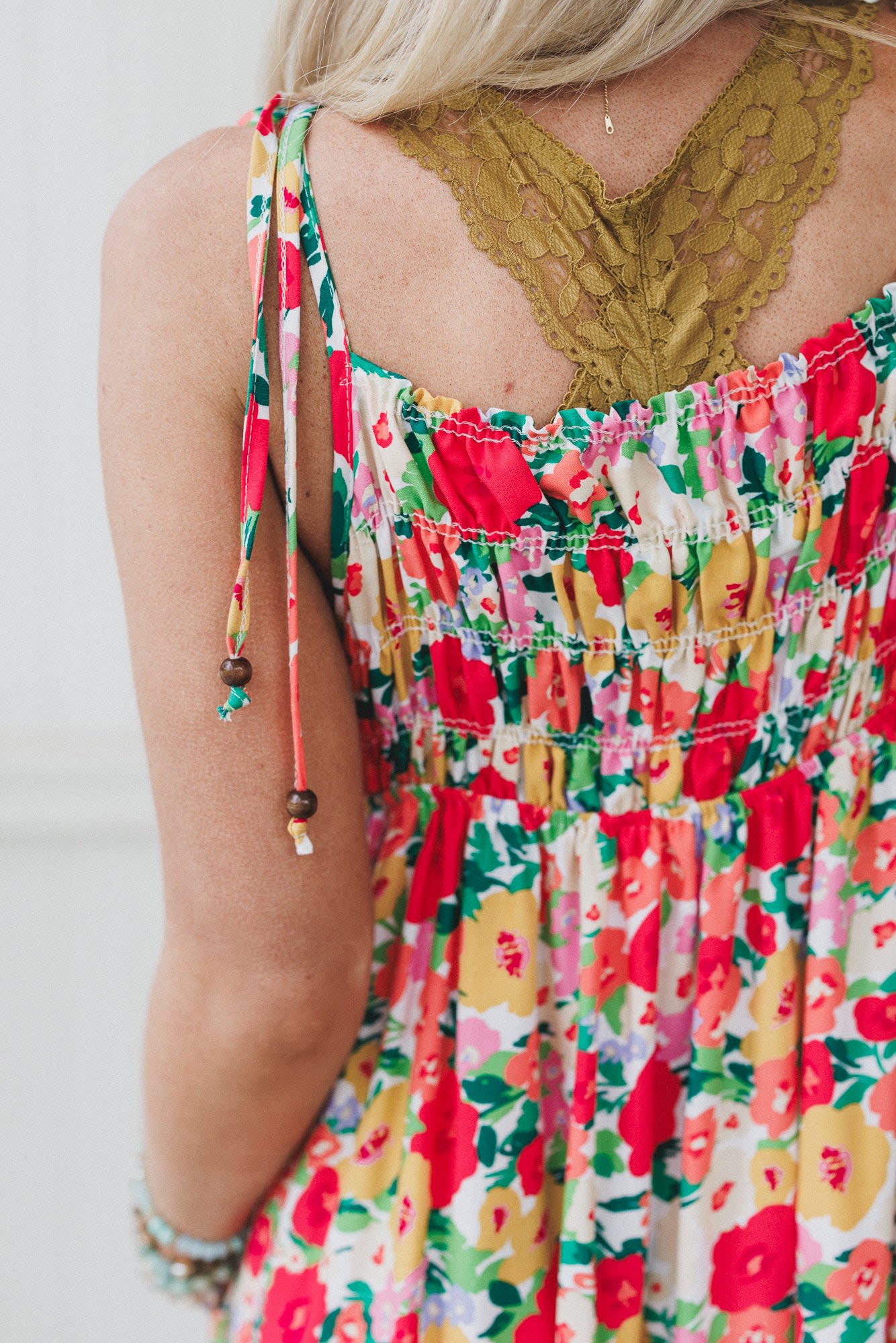 The Nest Bohemian Grace Maxi Dress - Women's Size XL, Red - Three Bird Nest The Nest Bohemian Grace Maxi Dress - Women's Size XL, Red - Three Bird Nest