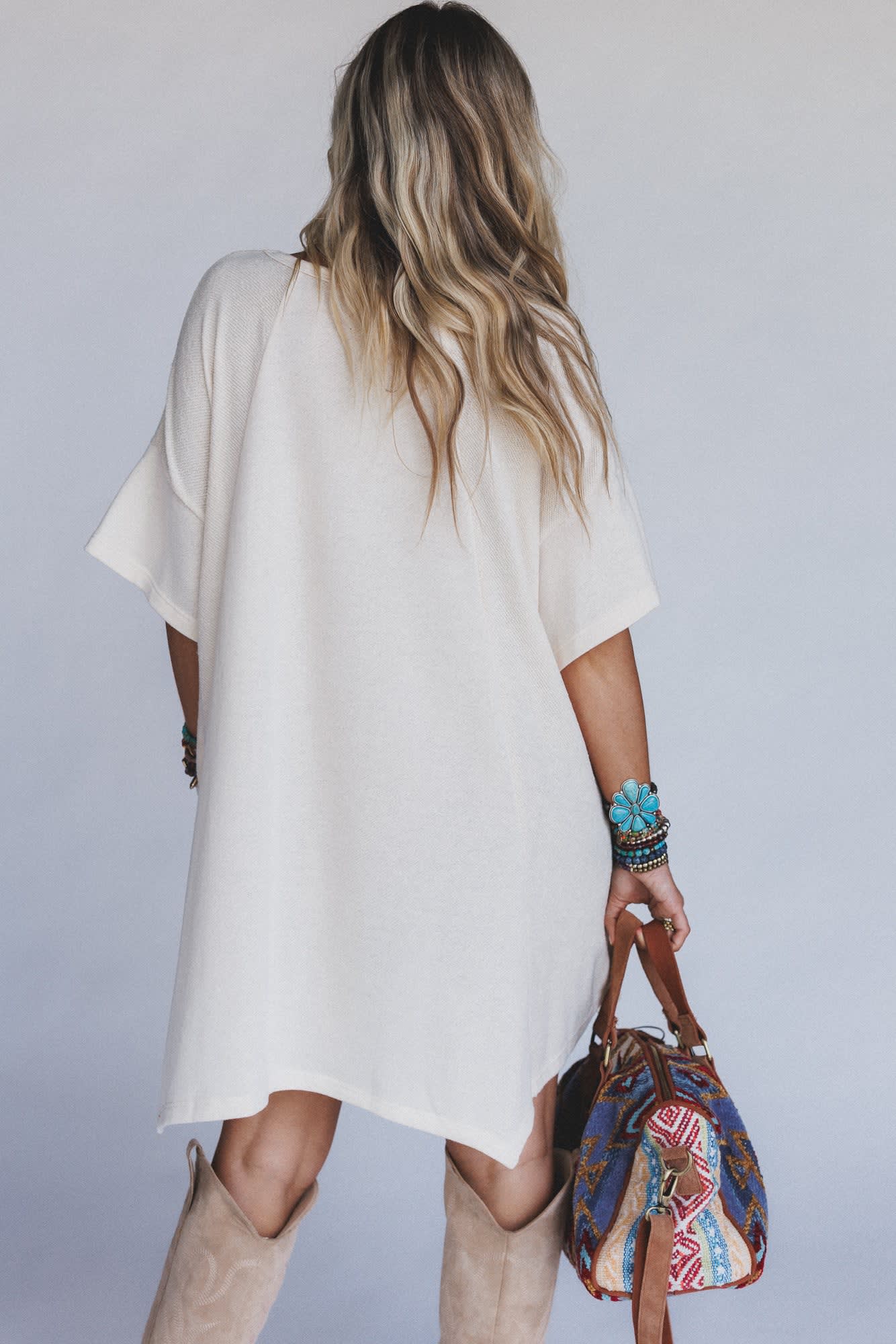 The Nest Meadowlight Tunic Dress - Women's Size M, Cream - Three Bird Nest The Nest Meadowlight Tunic Dress - Women's Size M, Cream - Three Bird Nest