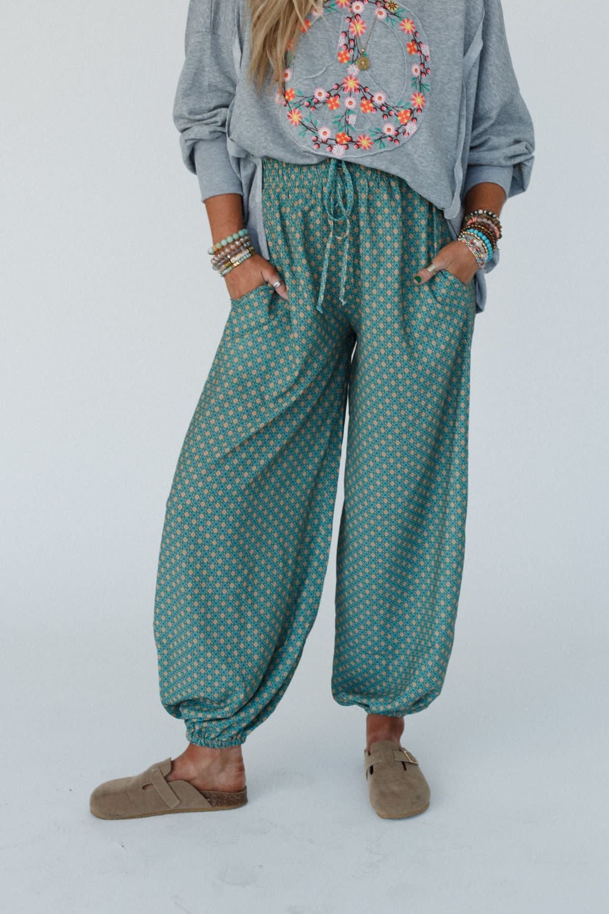 The Nest Mystic Mirage Printed Joggers — Three Bird Nest The Nest Mystic Mirage Printed Joggers — Three Bird Nest