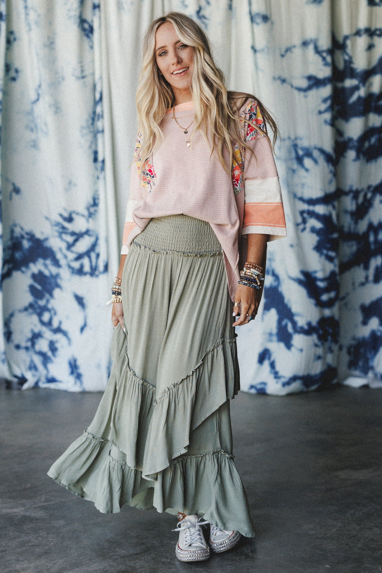 washed ashore maxi dress L Space - LSPACE X Anthropologie Marina Dress