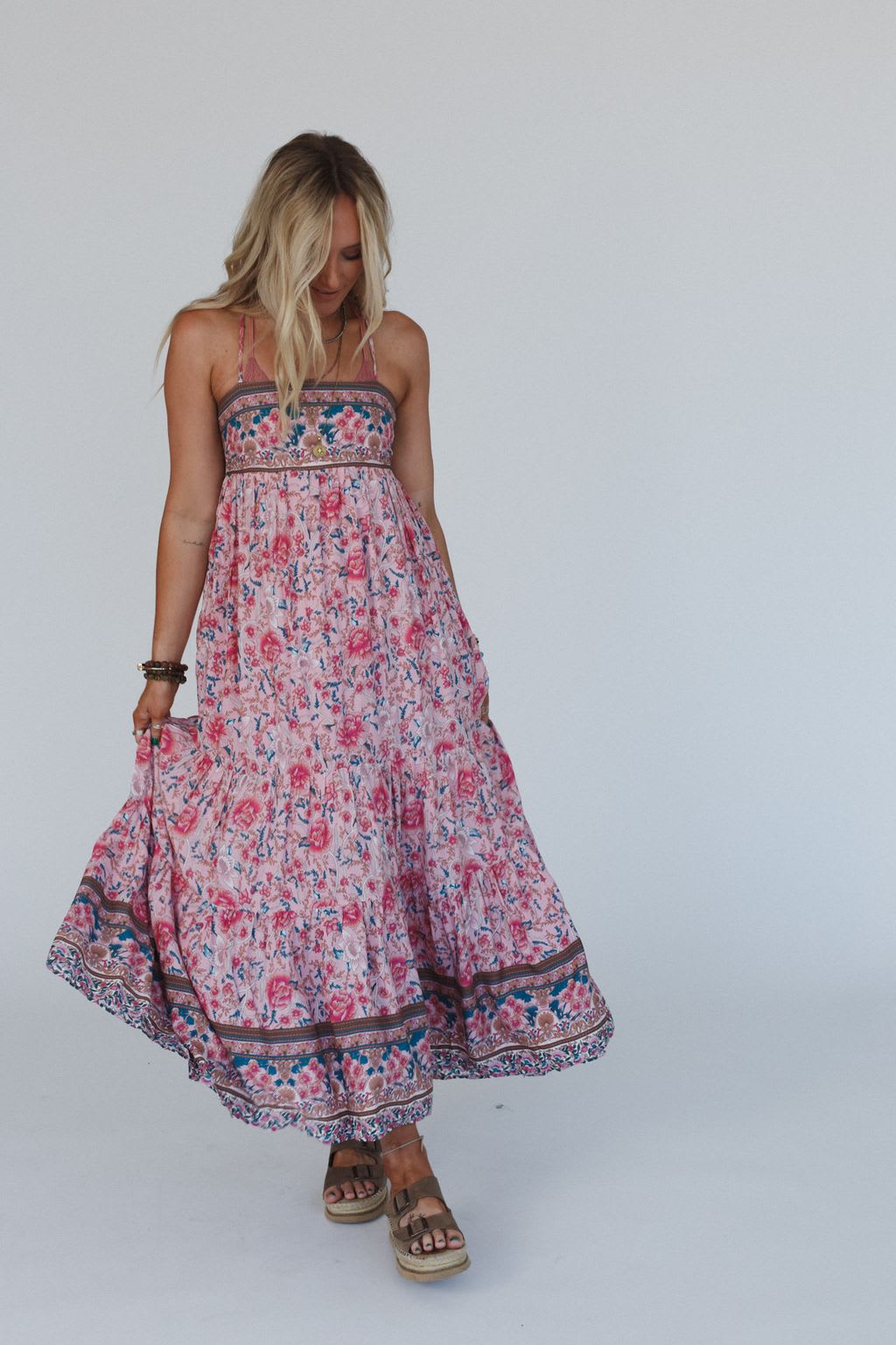 Lahaina Printed Dress - Women's Size M, Pink - Three Bird Nest Lahaina Printed Dress - Women's Size M, Pink - Three Bird Nest