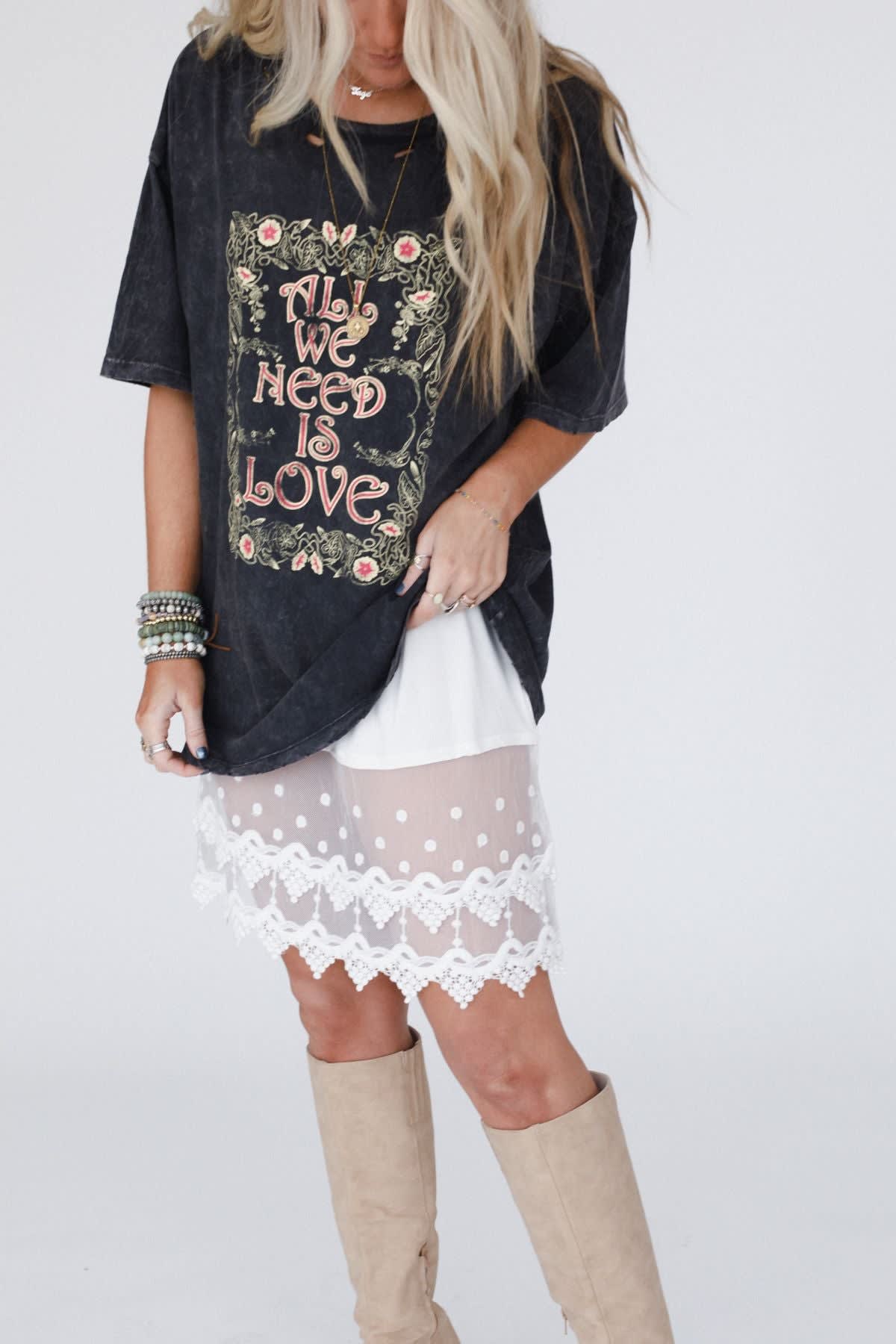 Layering Love Lace Slip - Women's Size M, White - Three Bird Nest Layering Love Lace Slip - Women's Size M, White - Three Bird Nest