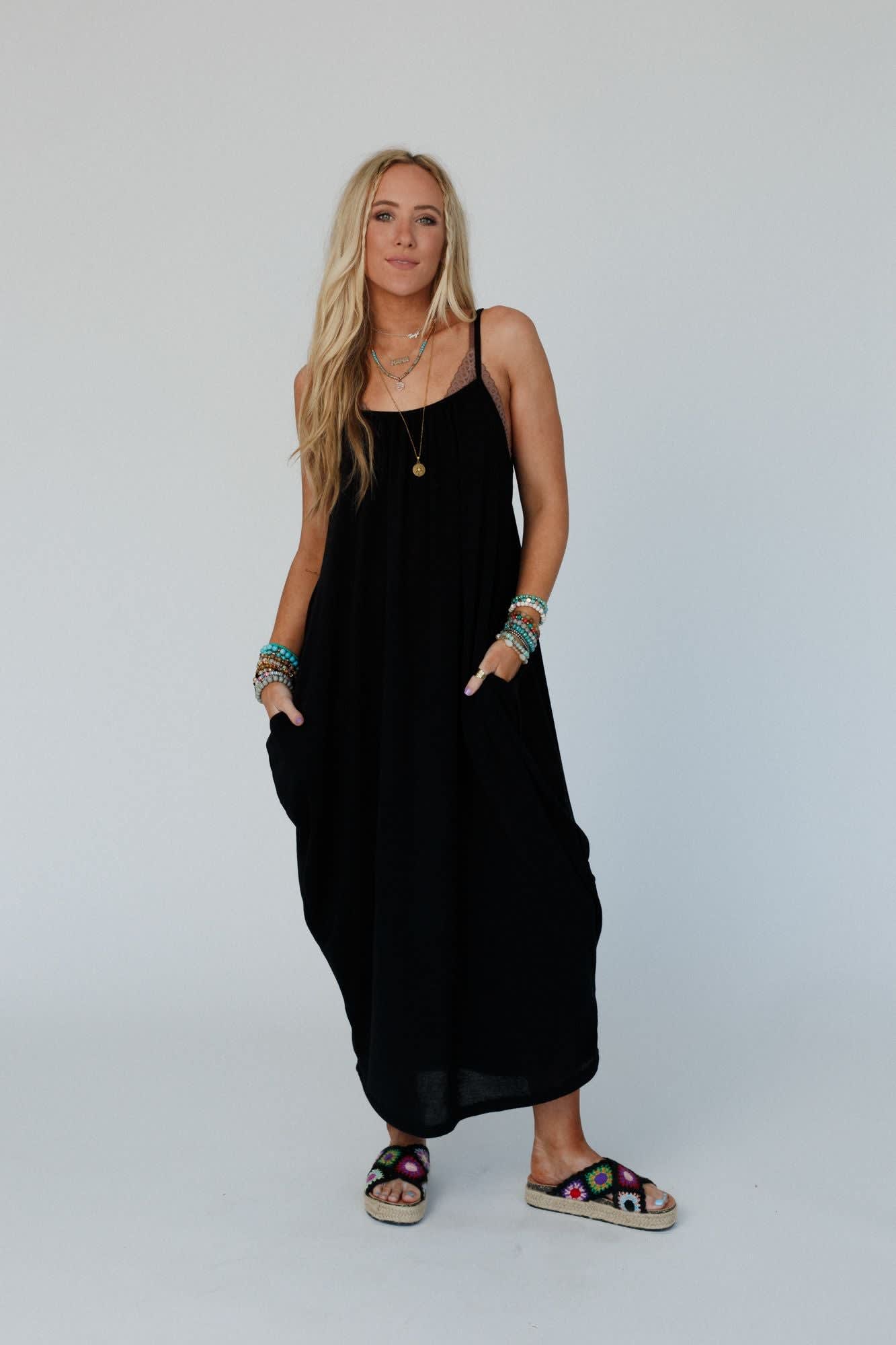 The Nest Simple Serene Maxi Dress - Women's Size S, Black - Three Bird Nest The Nest Simple Serene Maxi Dress - Women's Size S, Black - Three Bird Nest