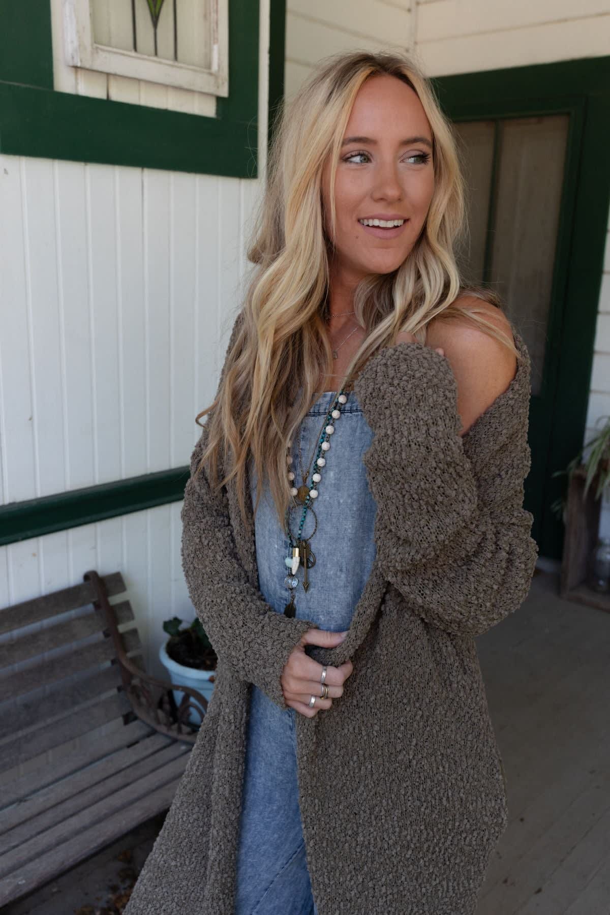 Wednesday Duster Cardigan — Three Bird Nest - Main Image