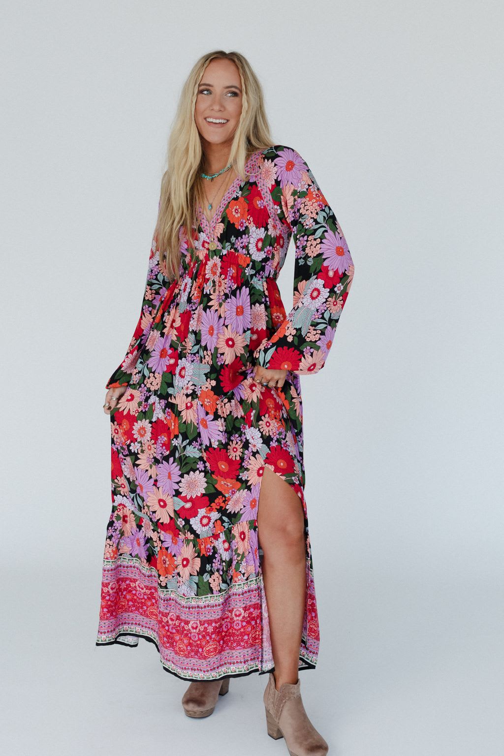 meadows edge maxi dress Meadow Edge Maxi Dress - Women's Size M, Black