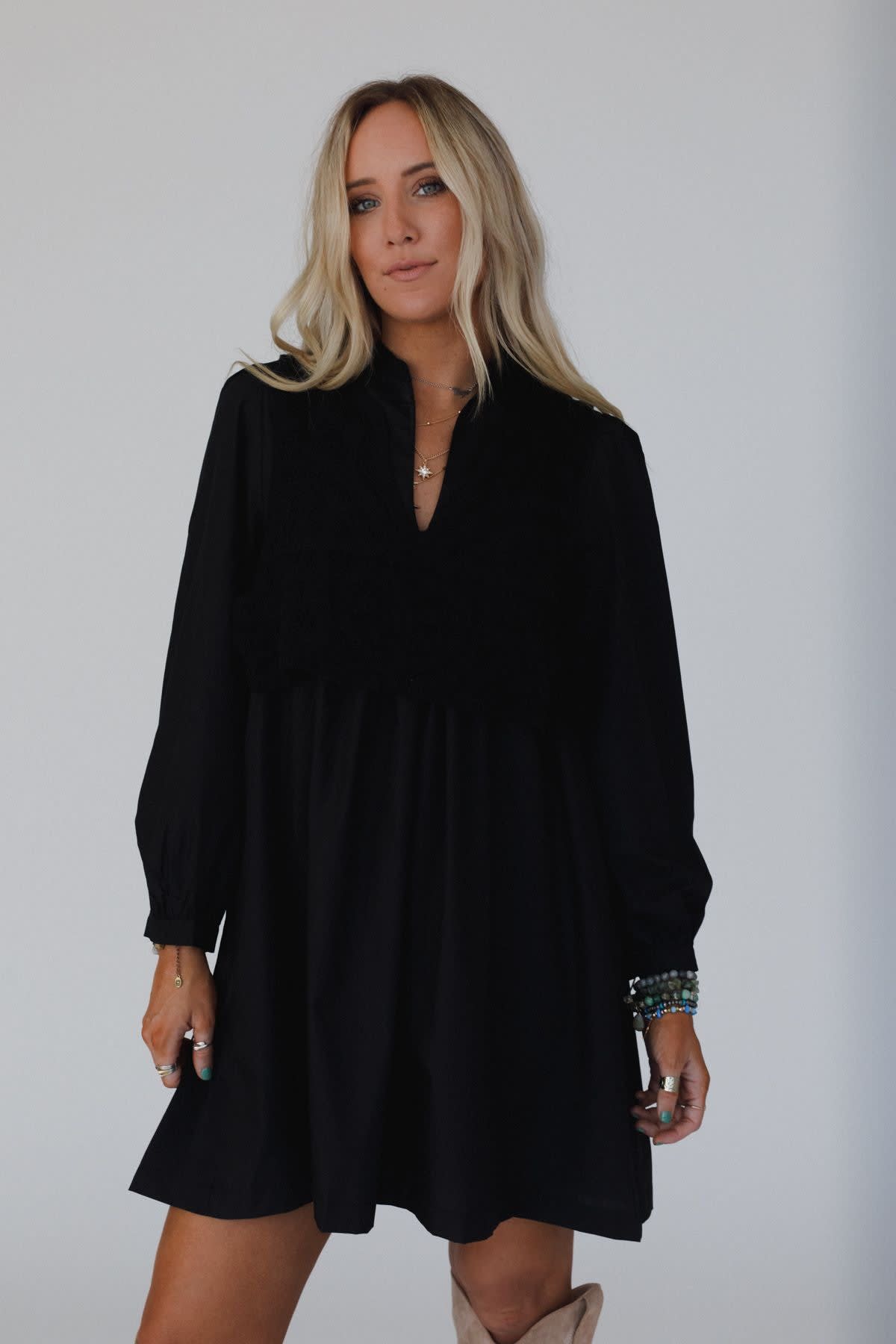 sweet edge crochet vest tunic dress M