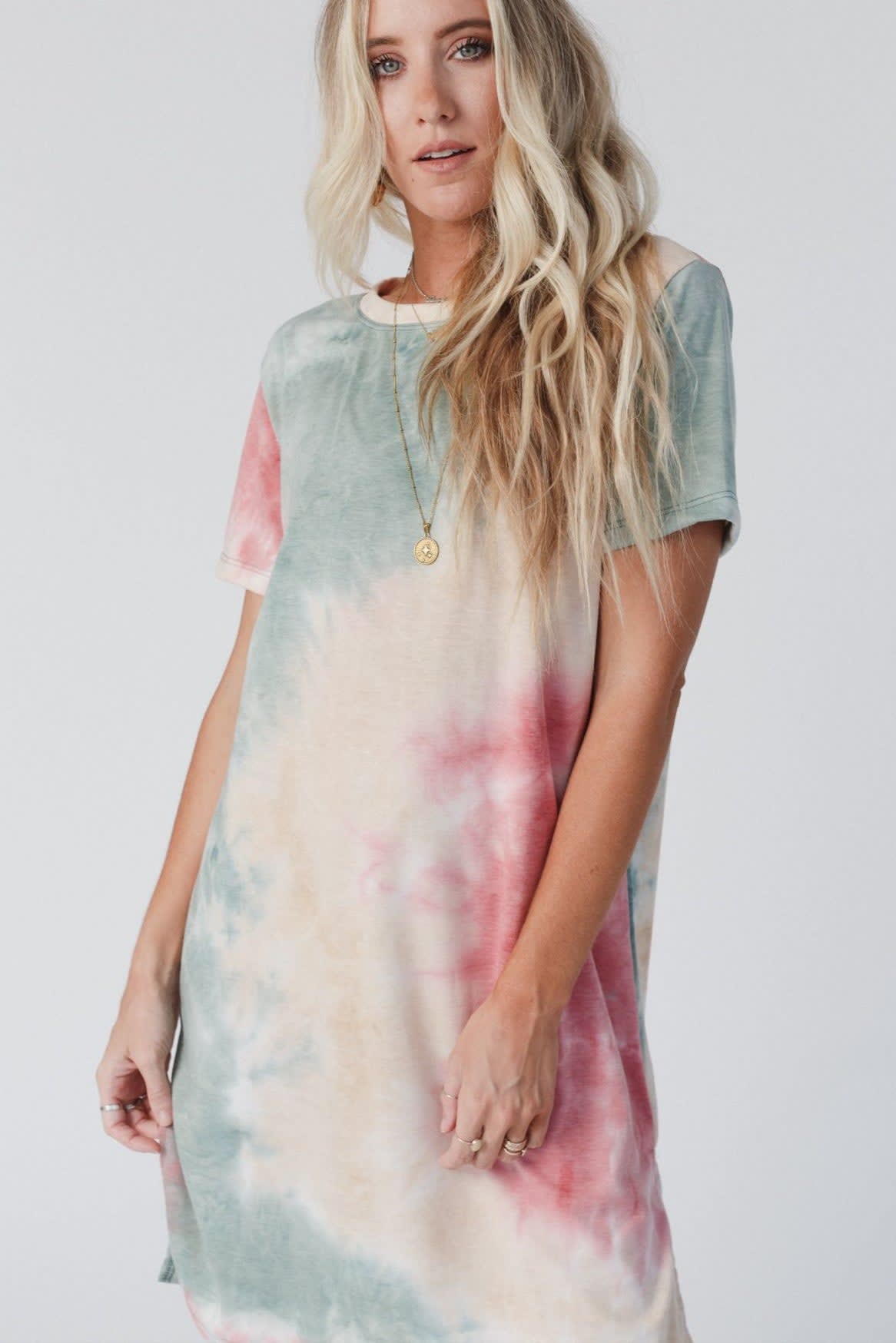 The Nest On The Daily Oversized Slit Tee Dress - Women's Size XL - Three Bird Nest The Nest On The Daily Oversized Slit Tee Dress - Women's Size XL - Three Bird Nest