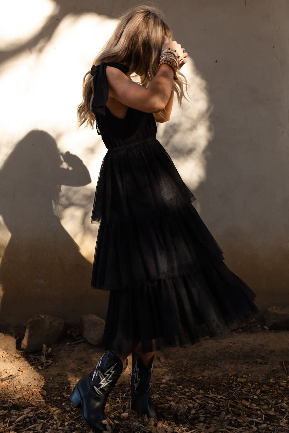 Boho Ballerina Tiered Tulle Dress — Three Bird Nest