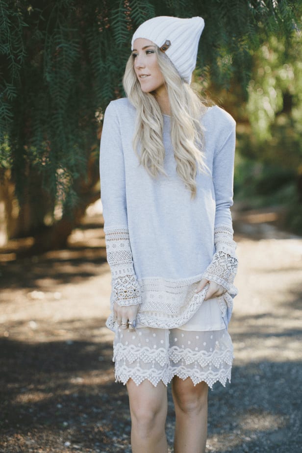 Layering Love Lace Slip - Women's Size M, White - Three Bird Nest Layering Love Lace Slip - Women's Size M, White - Three Bird Nest