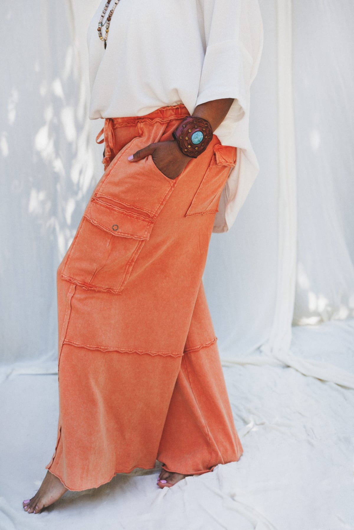 Game On Cargo Wide Leg Pant — Three Bird Nest