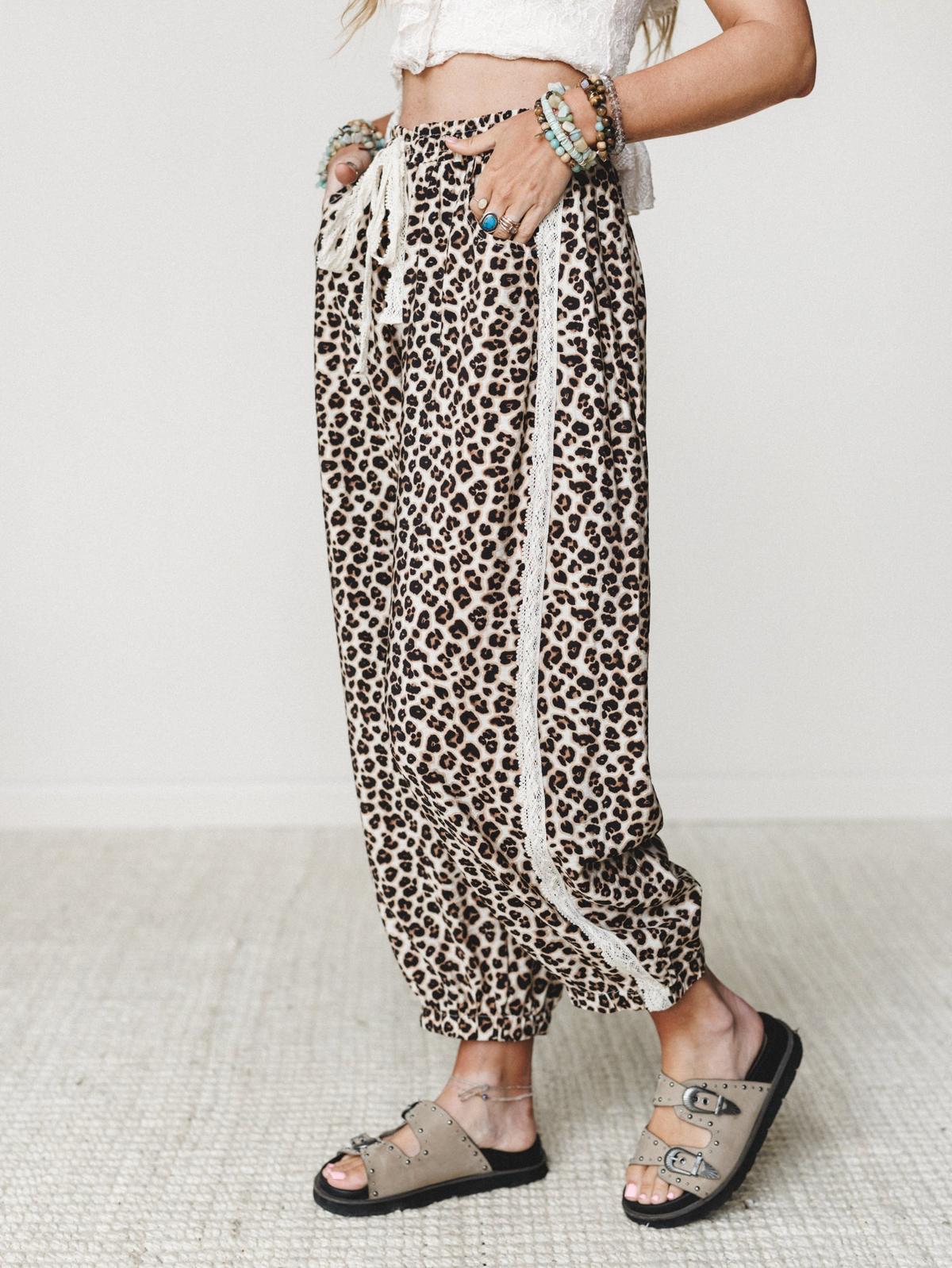 Wild Love Pants in Leopard
