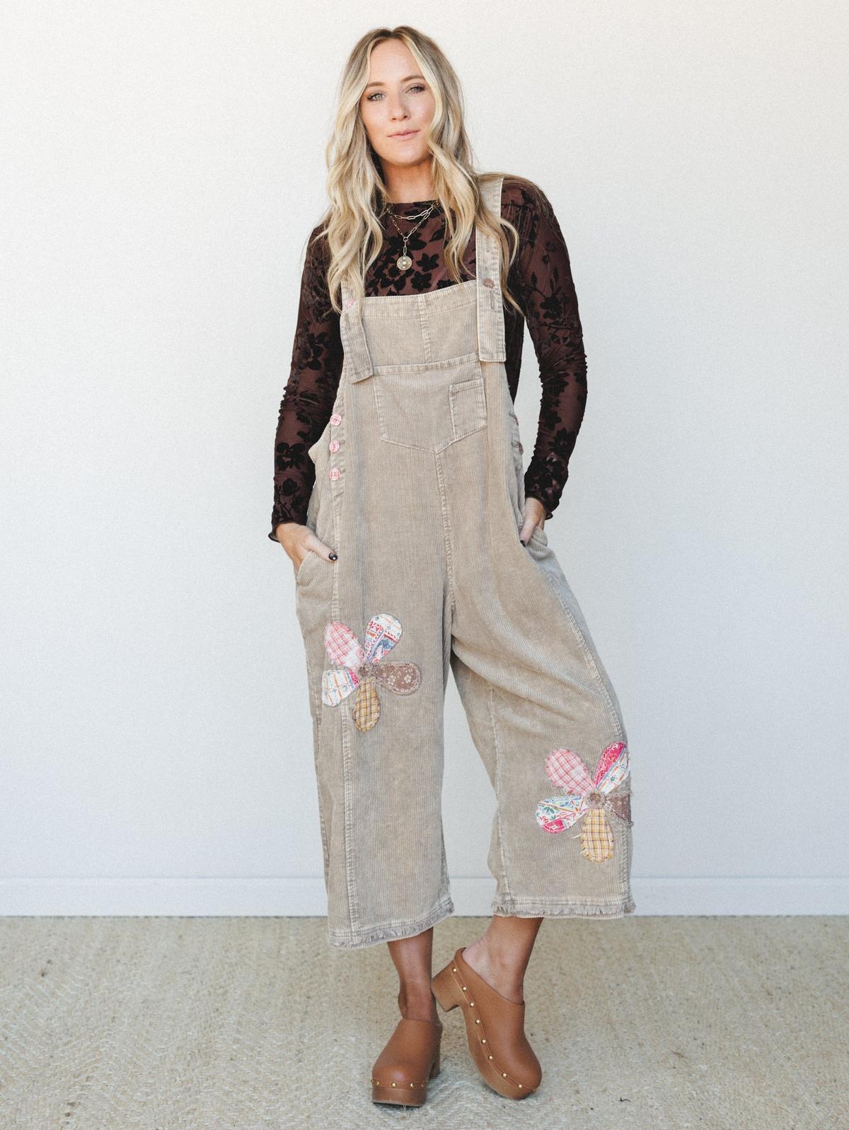High Hopes Slouchy Denim Overalls – Three Bird Nest