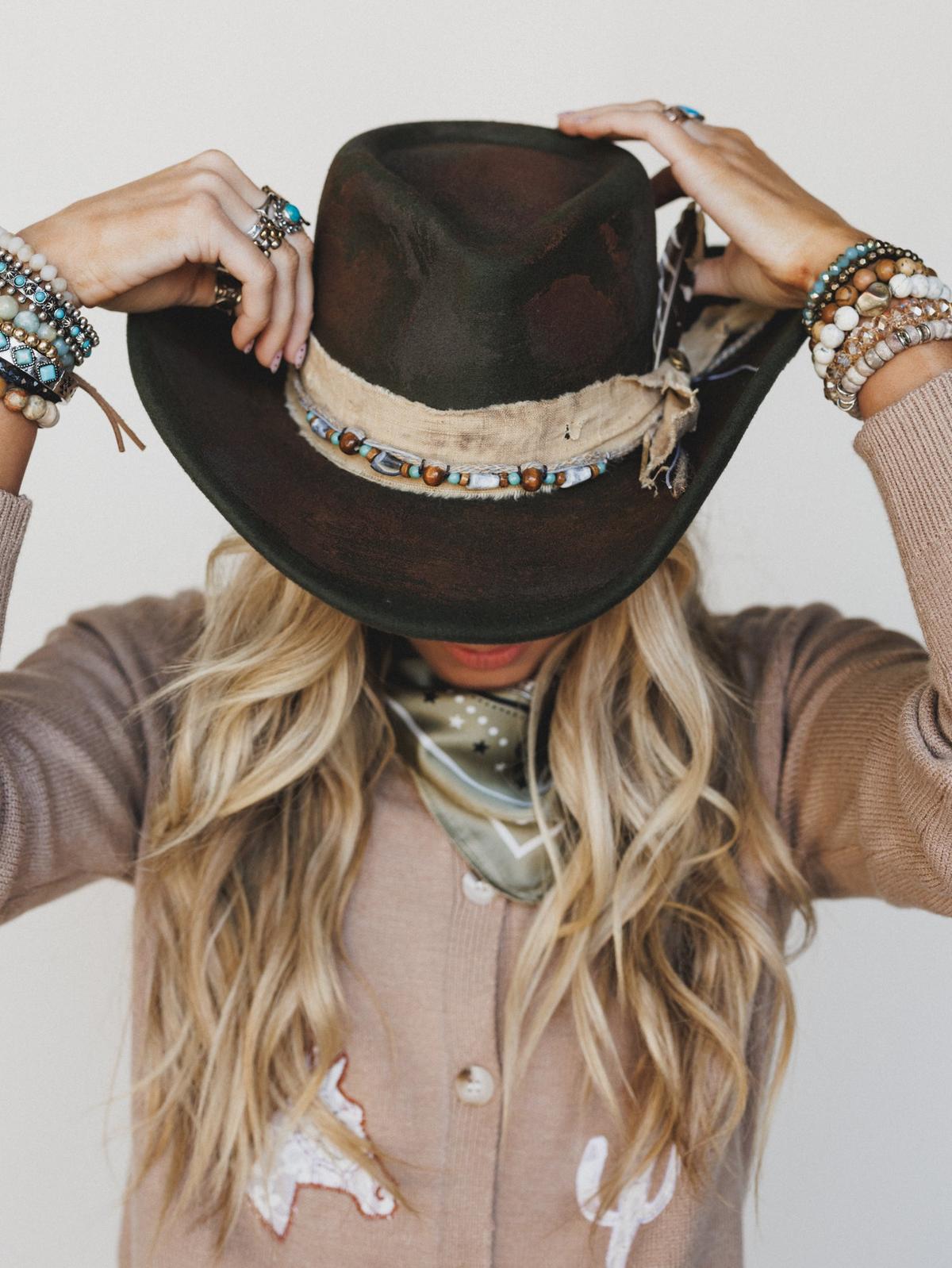 boho style hats and bags VINTAGE BOHO BAGS SIDE KICK – Kittie K Ranch and Co main image 2