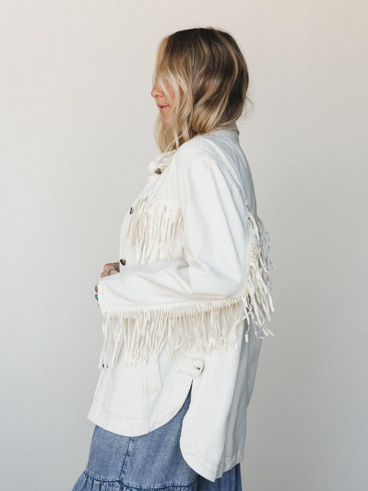 Jackson Hole Button Down Jacket - White – Guangzhou Starry