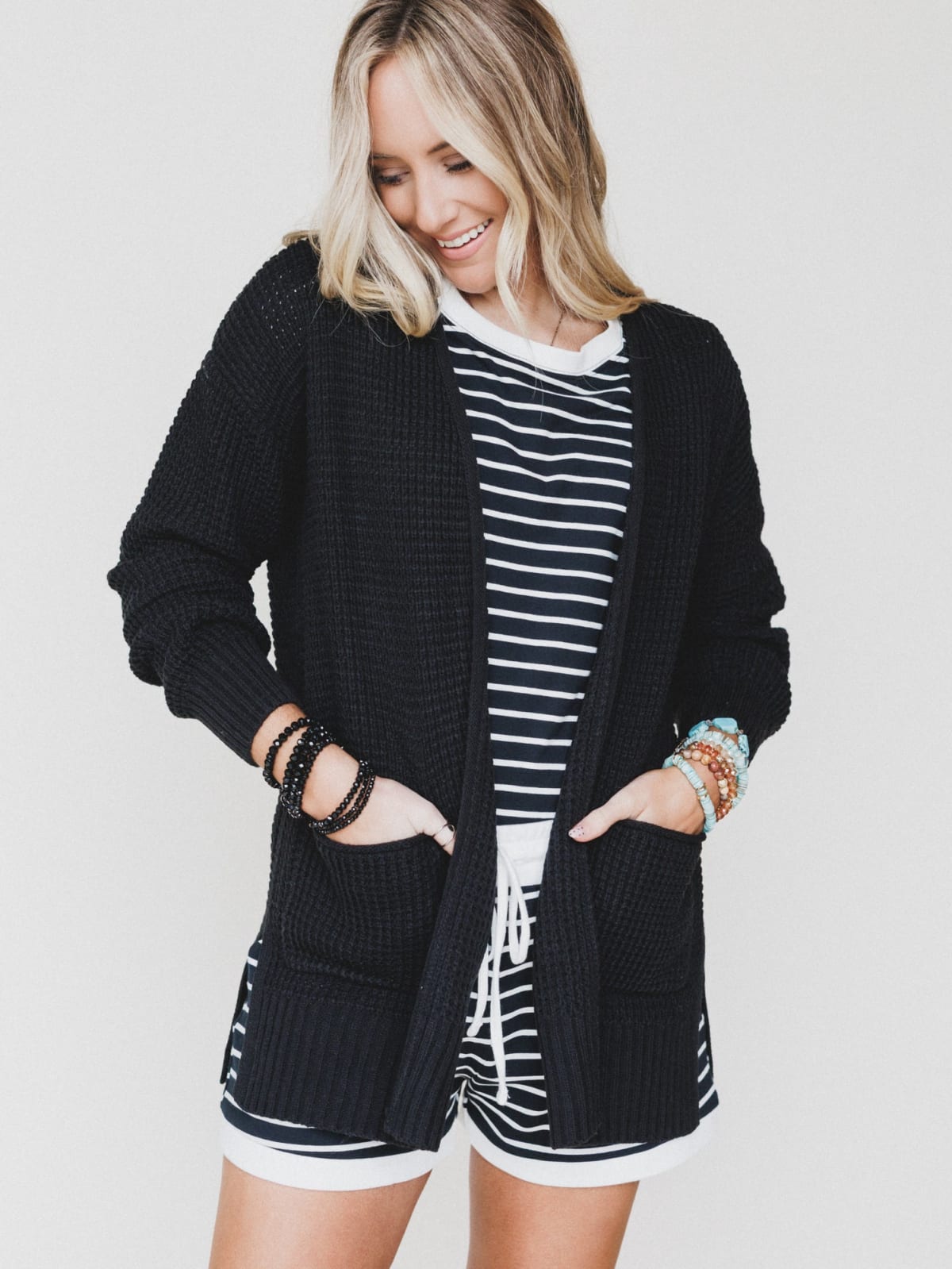 Cuddle Ready Cardigan - Black – Zenana