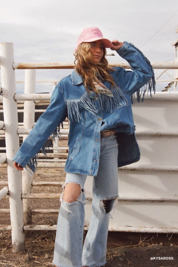 Jackson Hole Button Down Jacket - Denim – Bluivy