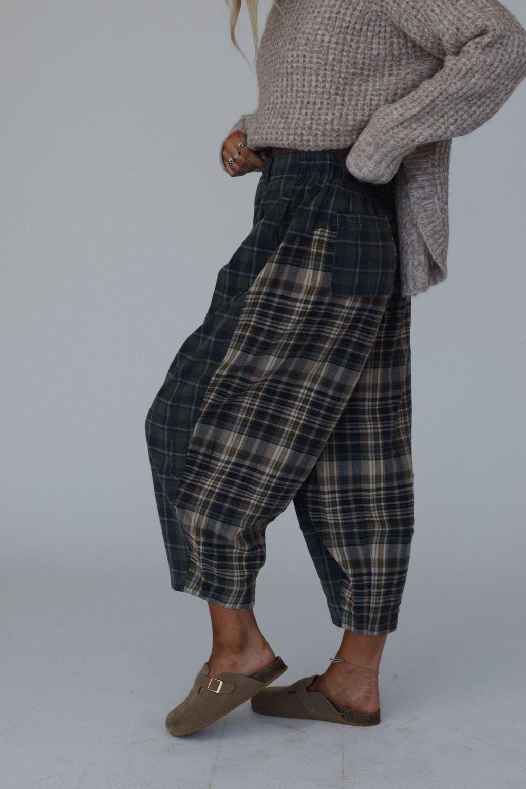 Mystic Plaid Wide Leg Pants – Three Bird Nest