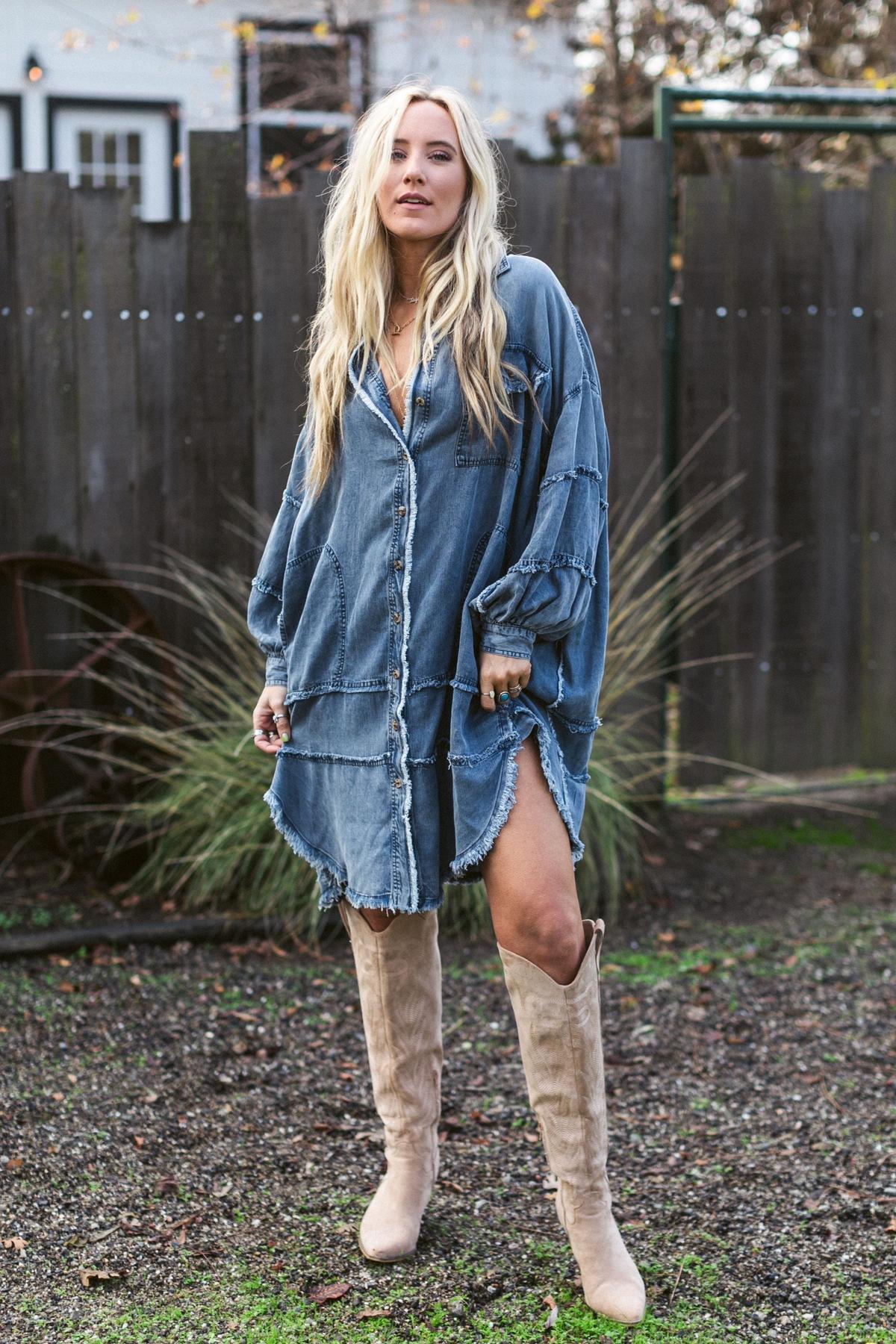 western long dresses Women's Stetson "Vintage Tapestry" Sleeve Dress  Way Out West Trading Co With cowboy boots/hat/belt or sandals Long Western Dresses for Women