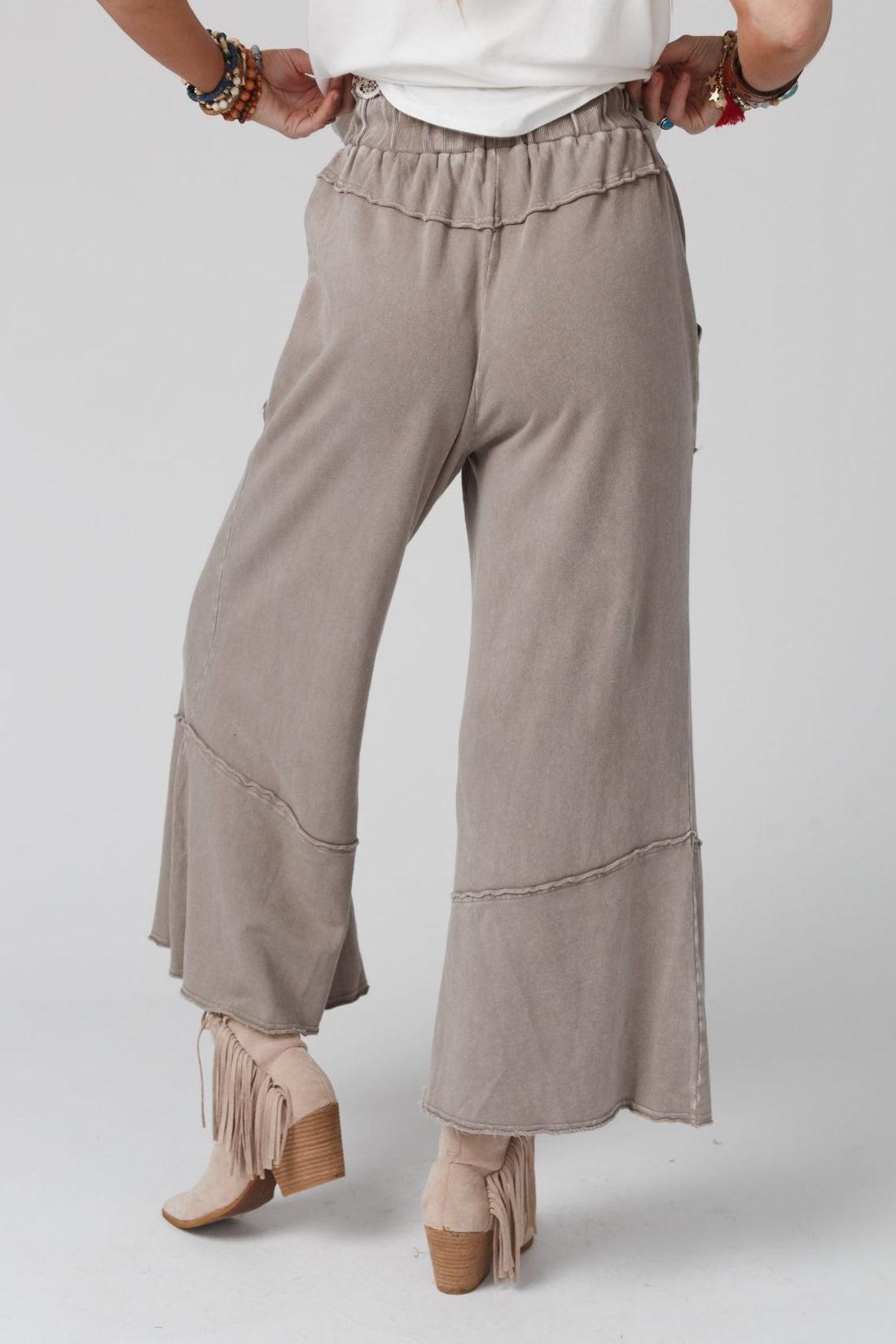 Feeling Good Wide Leg Pant - Taupe – Easel