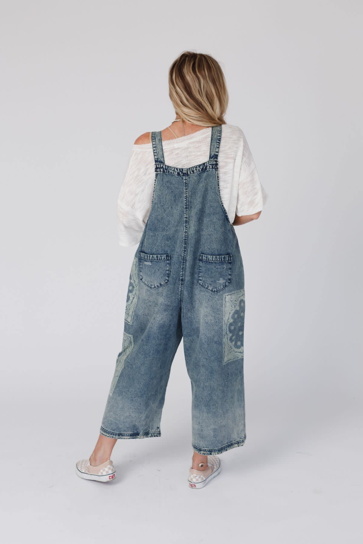 NOUNLESS VINTAGE LIKE DENIM OVERALL グリーン NOUNLESS - VINTAGE LIKE DENIM OVERALL / ヴィンテージライクデニム