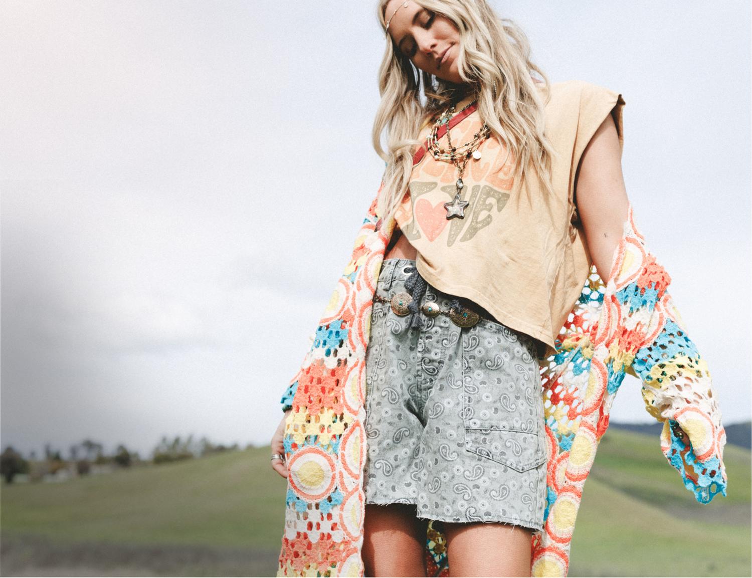 Women's Clothing, Free-Spirited Boho Outfits, Bohemian Clothes