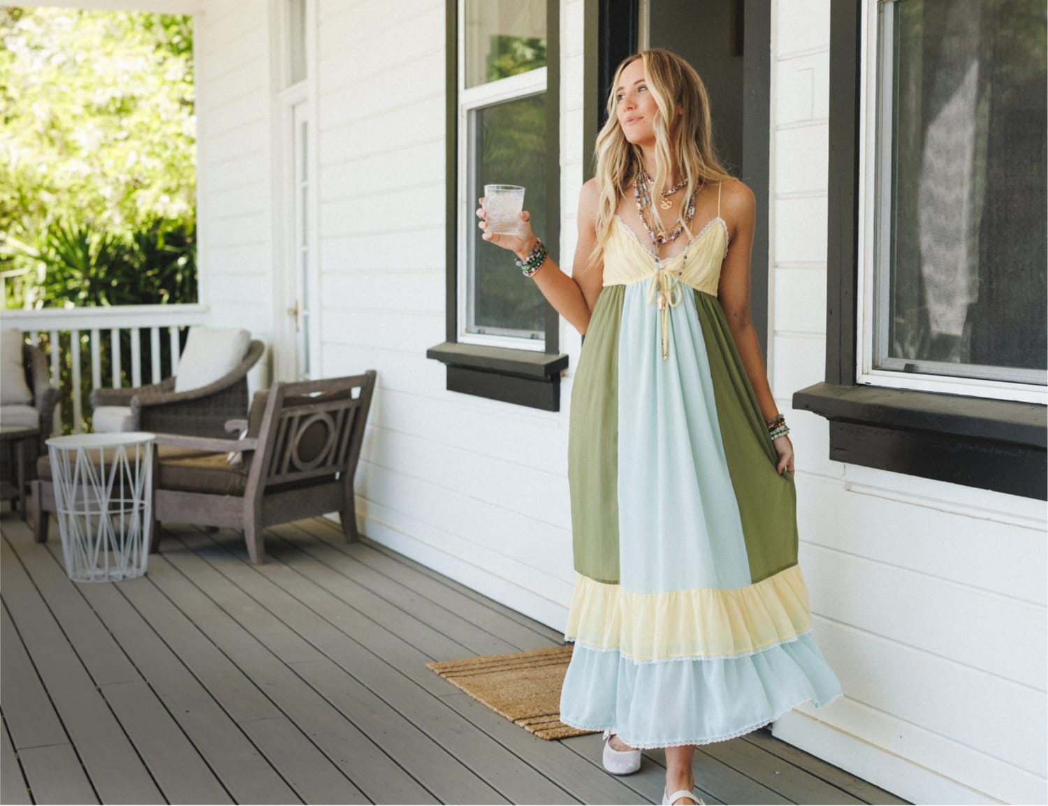 green emerald velvet dress Hippie Boho Maxi Silk Dress main image 0