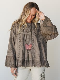 Eyes on Eyelet Blouse