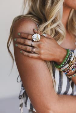 Starlit Stone Ring